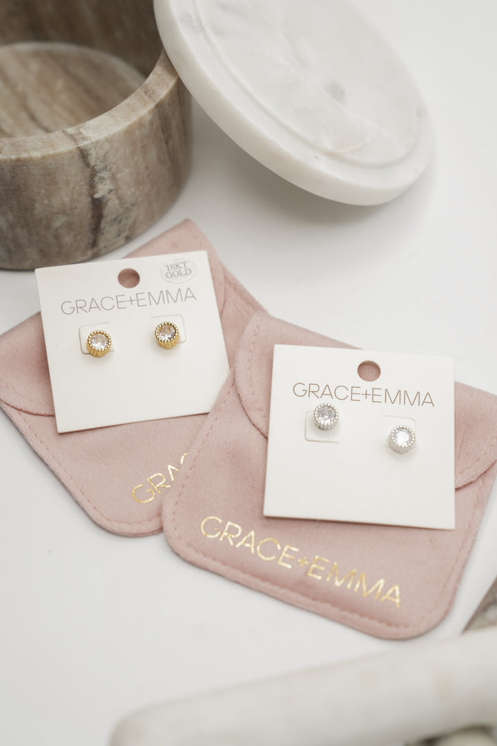 Dainty Rhinestone Studs
