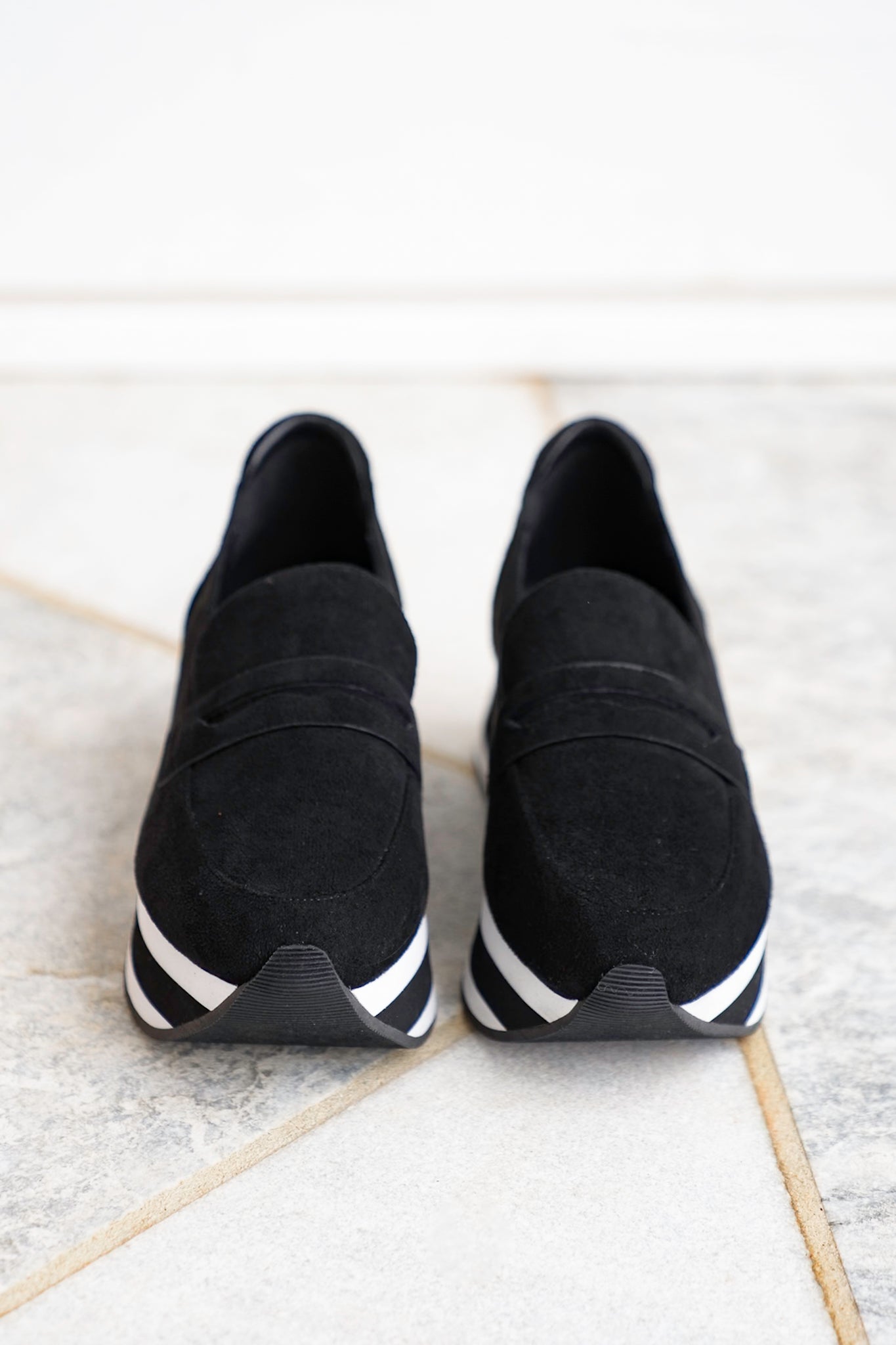 Corky’s “Sheesh” Vegan Suede Slip On Platform Loafer