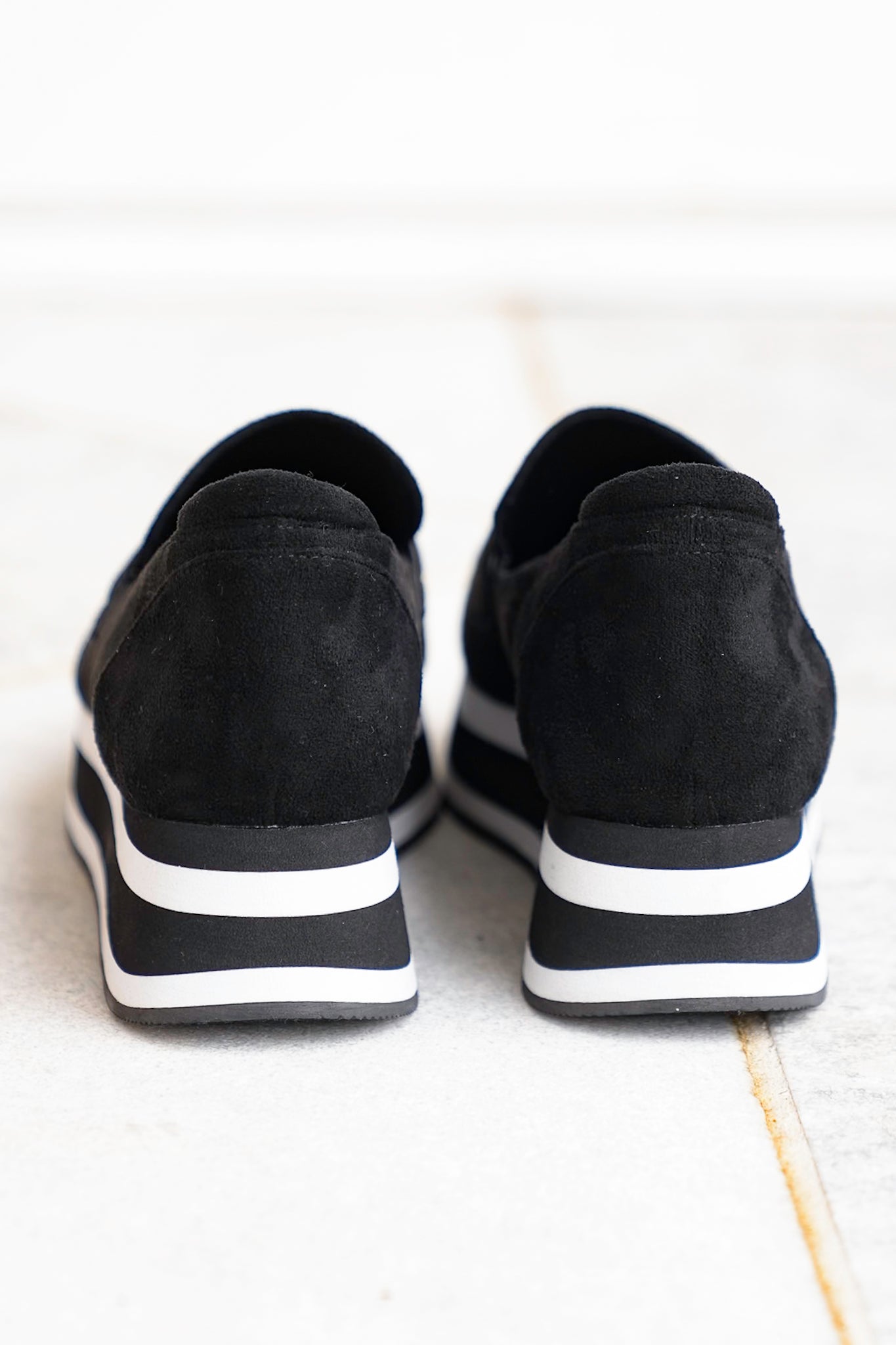 Corky’s “Sheesh” Vegan Suede Slip On Platform Loafer
