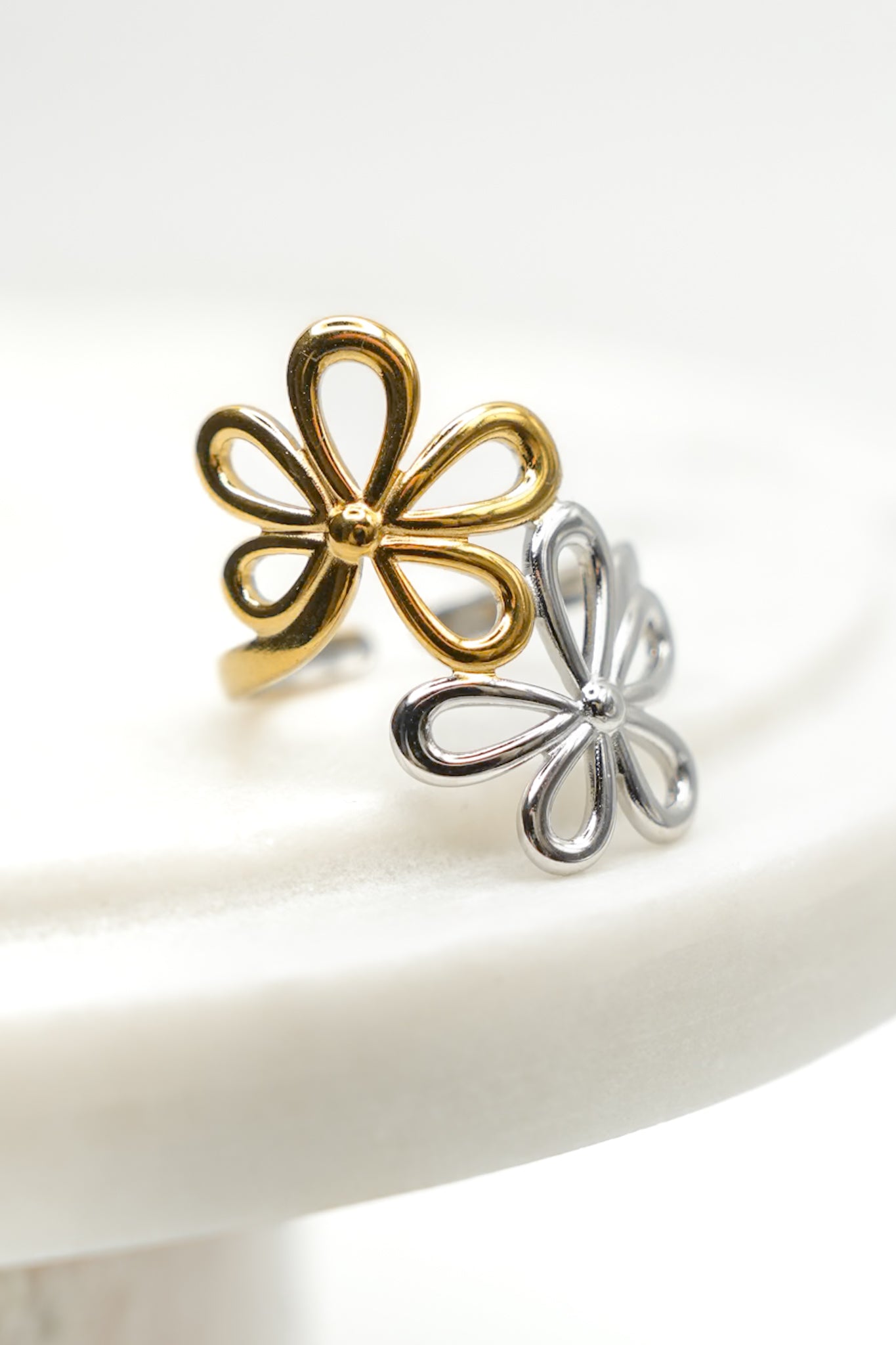 Raising Surfers The 2T Hippie Dainty Adjustable Ring