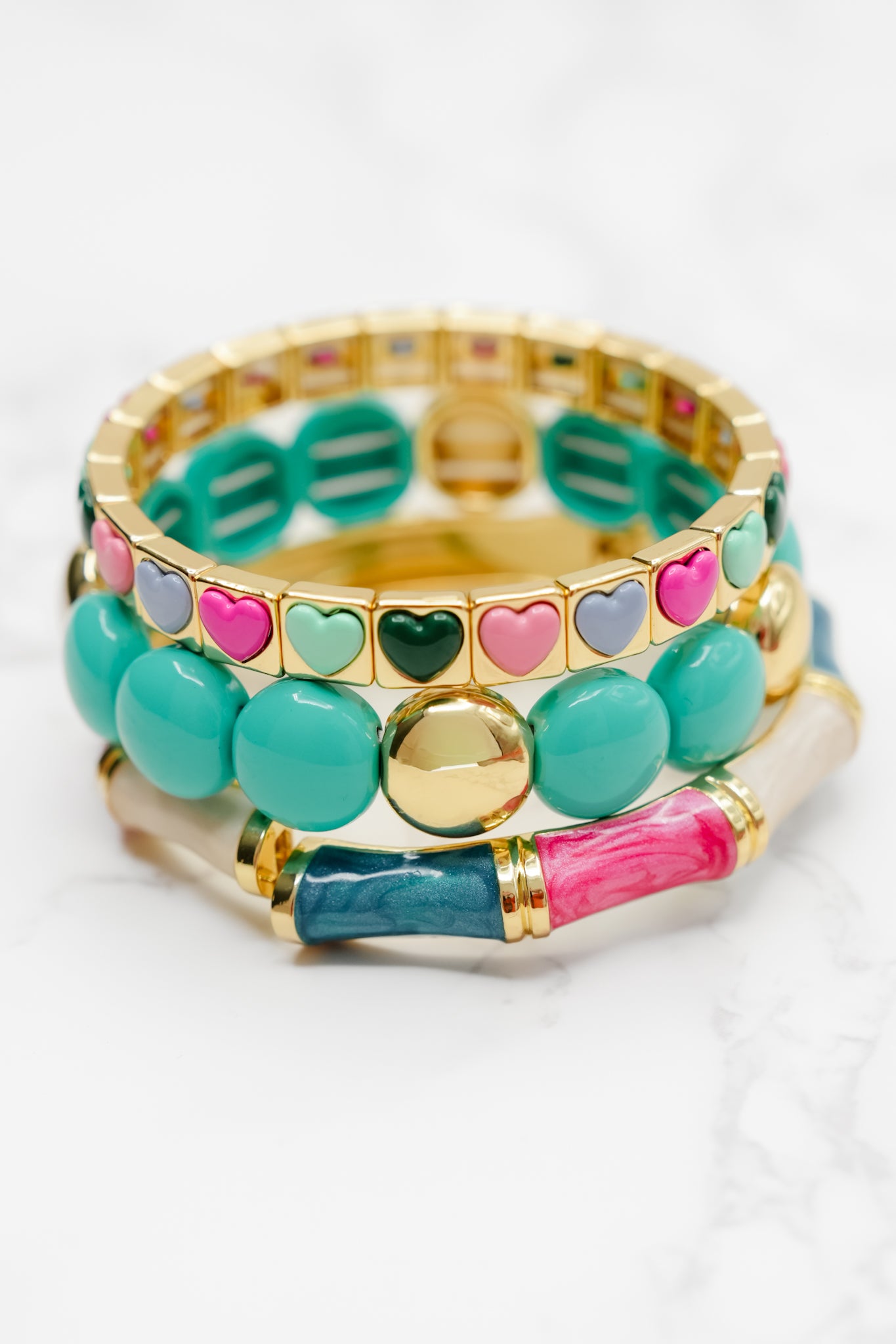 Treasure Jewels Heart Mint Stack Set