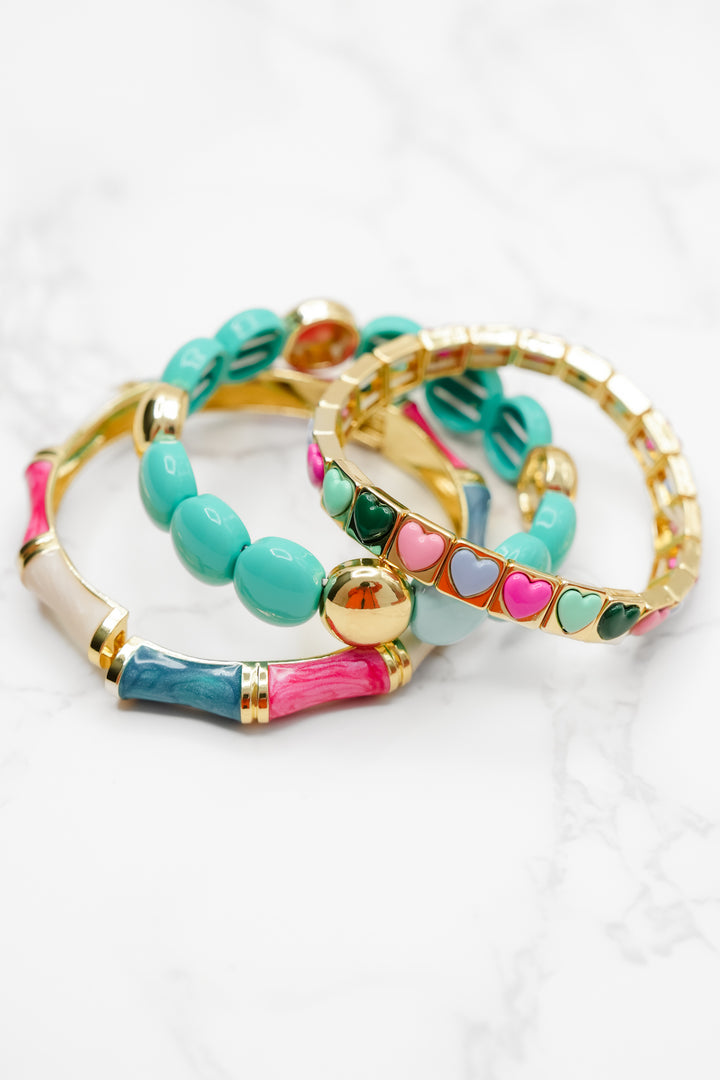 Treasure Jewels Heart Mint Stack Set