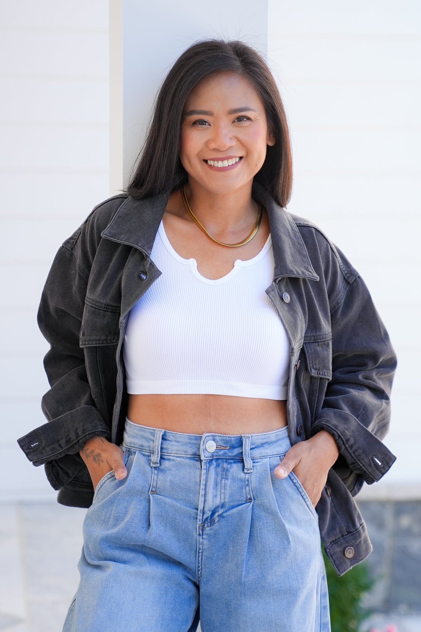 Door Buster! Ribbed Short Sleeve Cropped Top