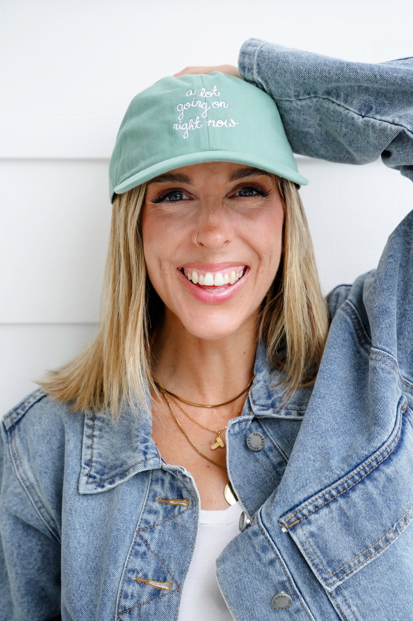 "A Lot Going On Right Now" Embroidered Baseball Cap