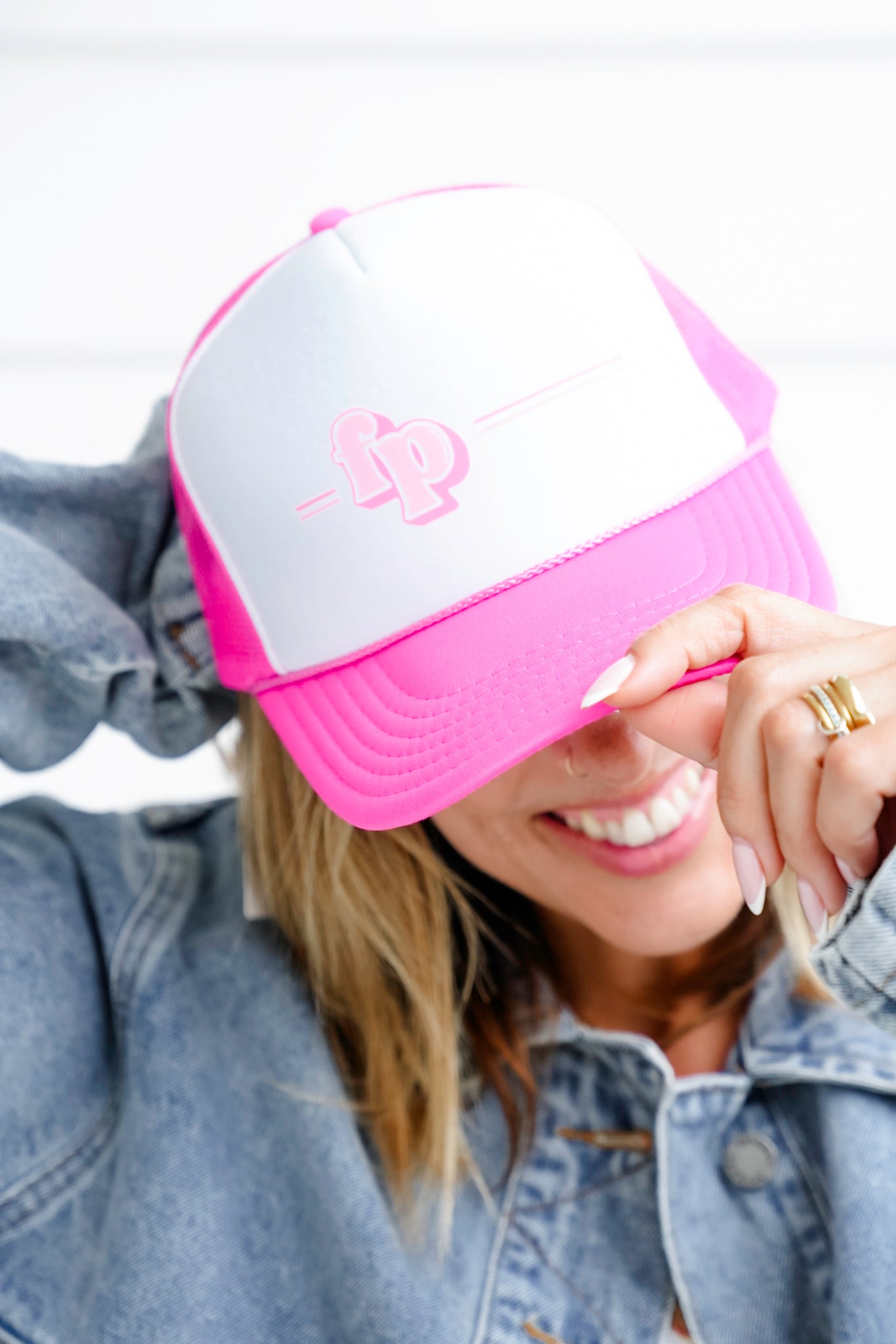 Freckled Poppy "FP" Trucker Cap
