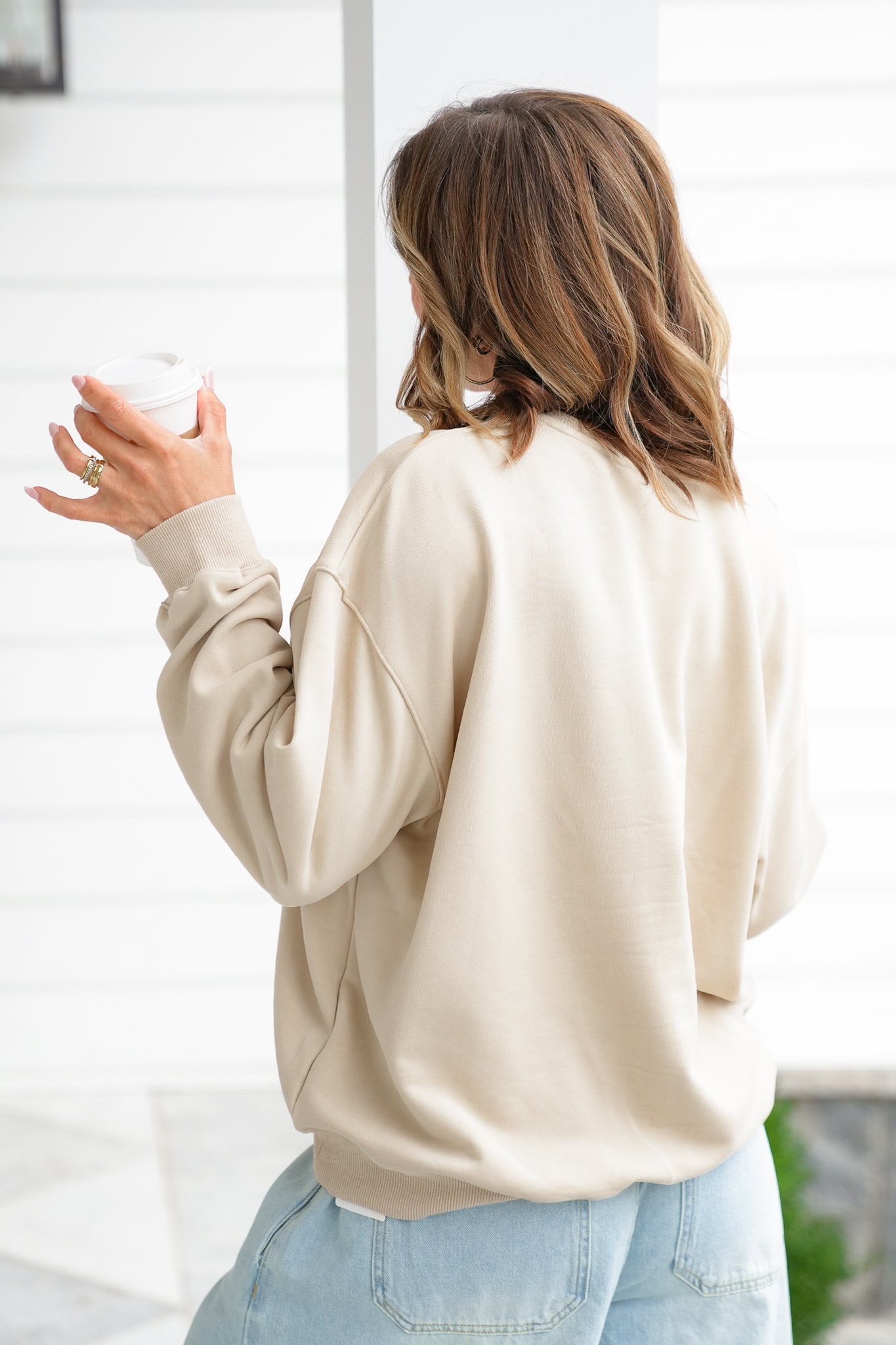 Long Sleeve "Tried Mom" Graphic Pullover Sweatshirt