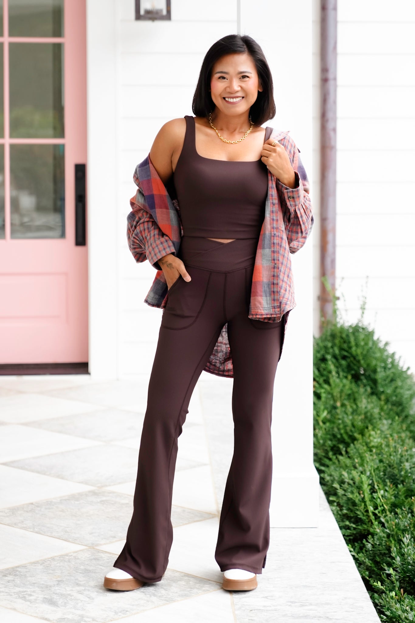 Ribbed Sleeveless Square Neck Crop Top