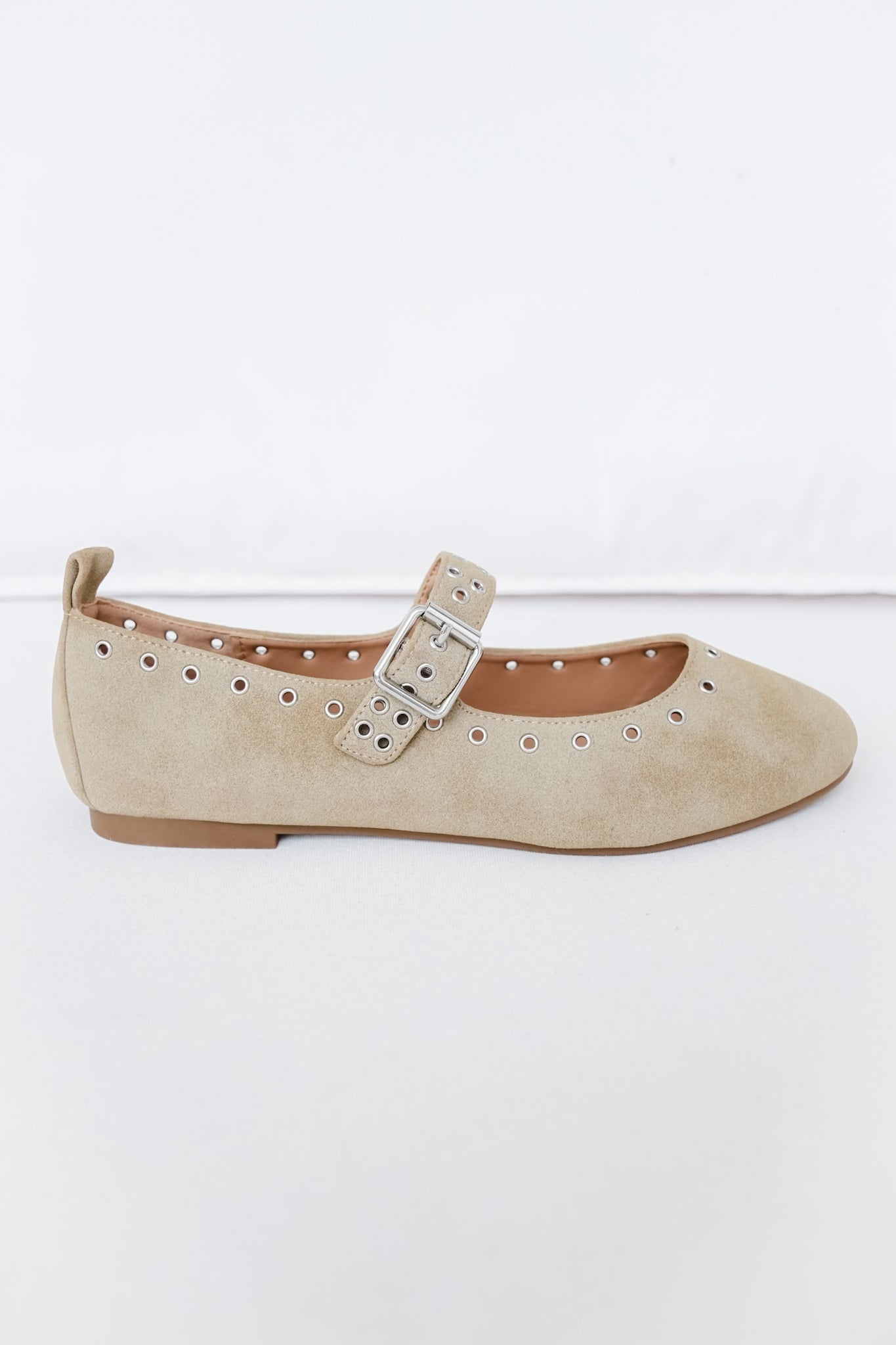 MIA "Ulani" Ballet Inspired Flats with Grommet detail