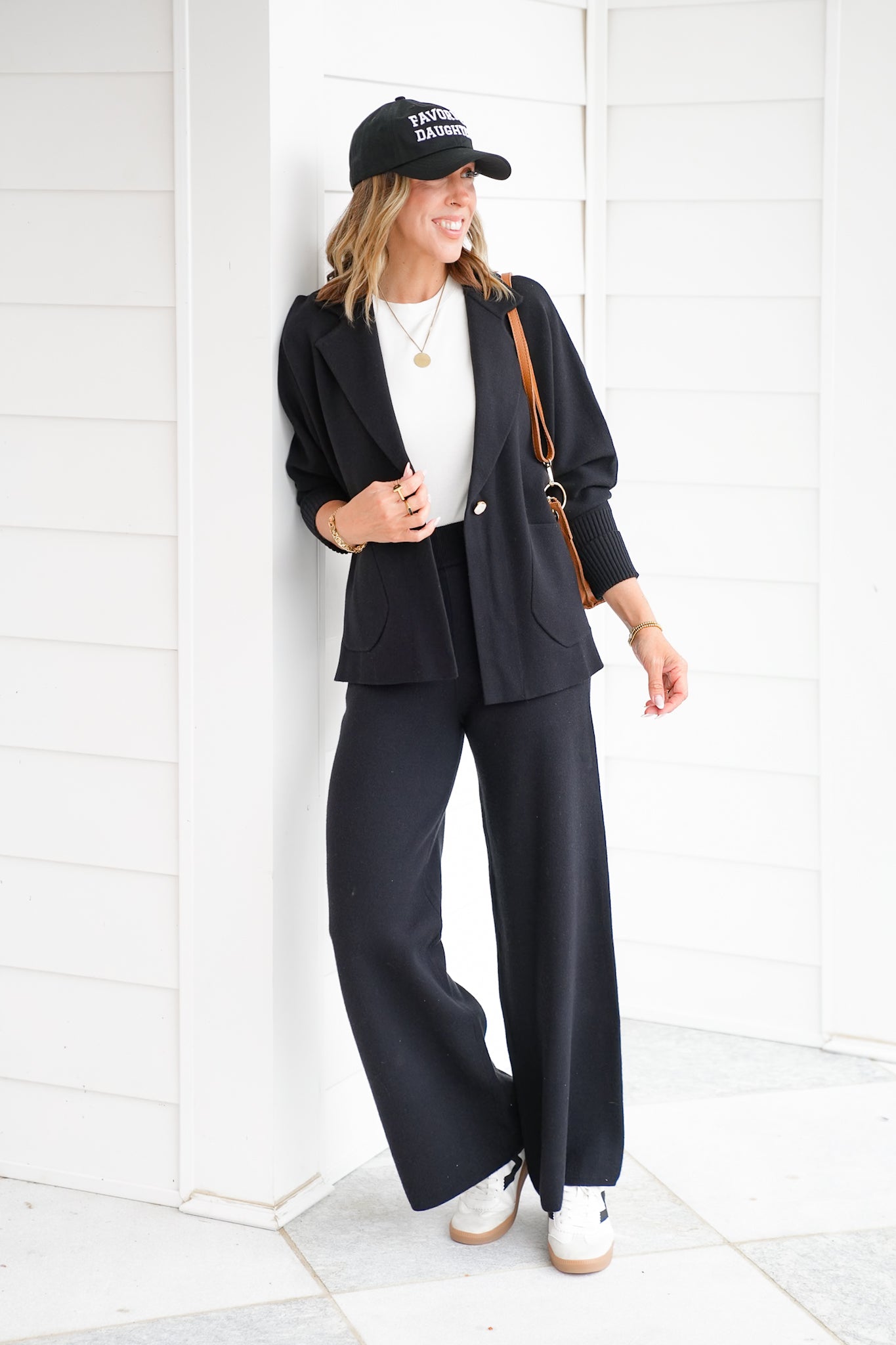 Plus/Reg Knit Long Sleeve Button Cardigan