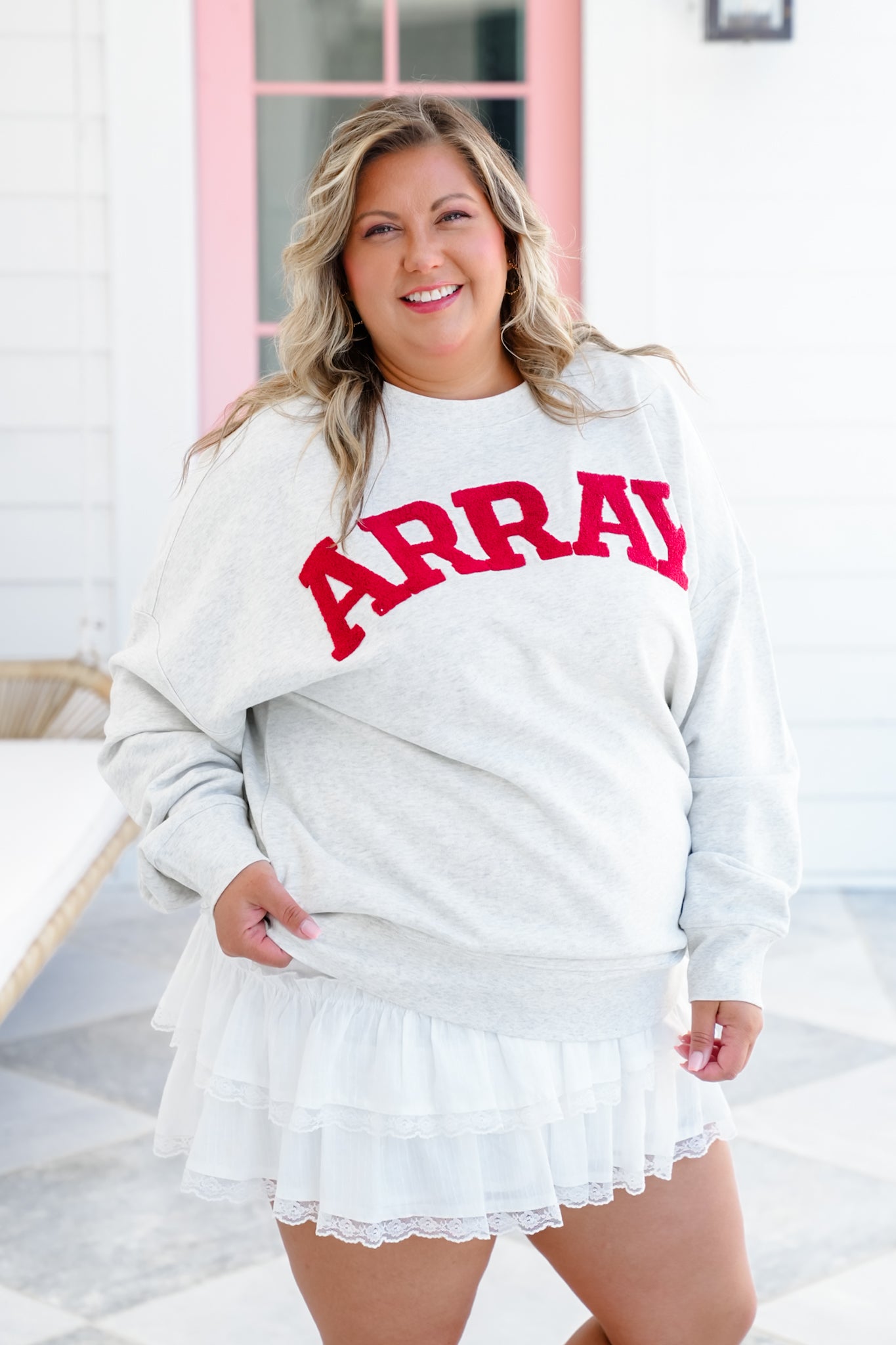Long Sleeve "Array" Graphic Sweatshirt