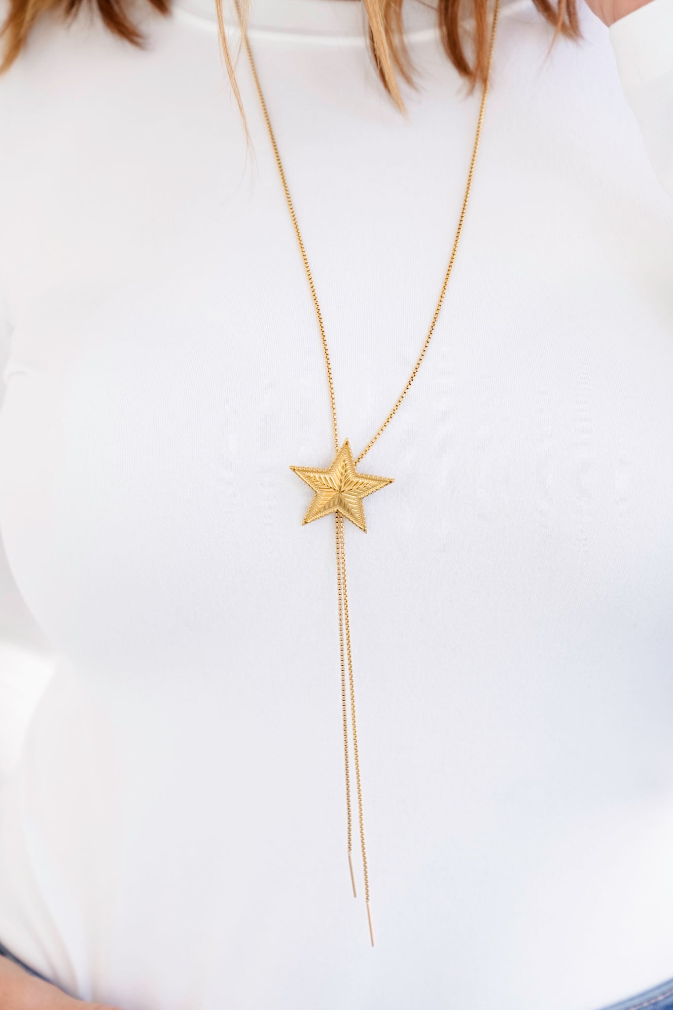Mila + Stevie Star Bolo Necklace