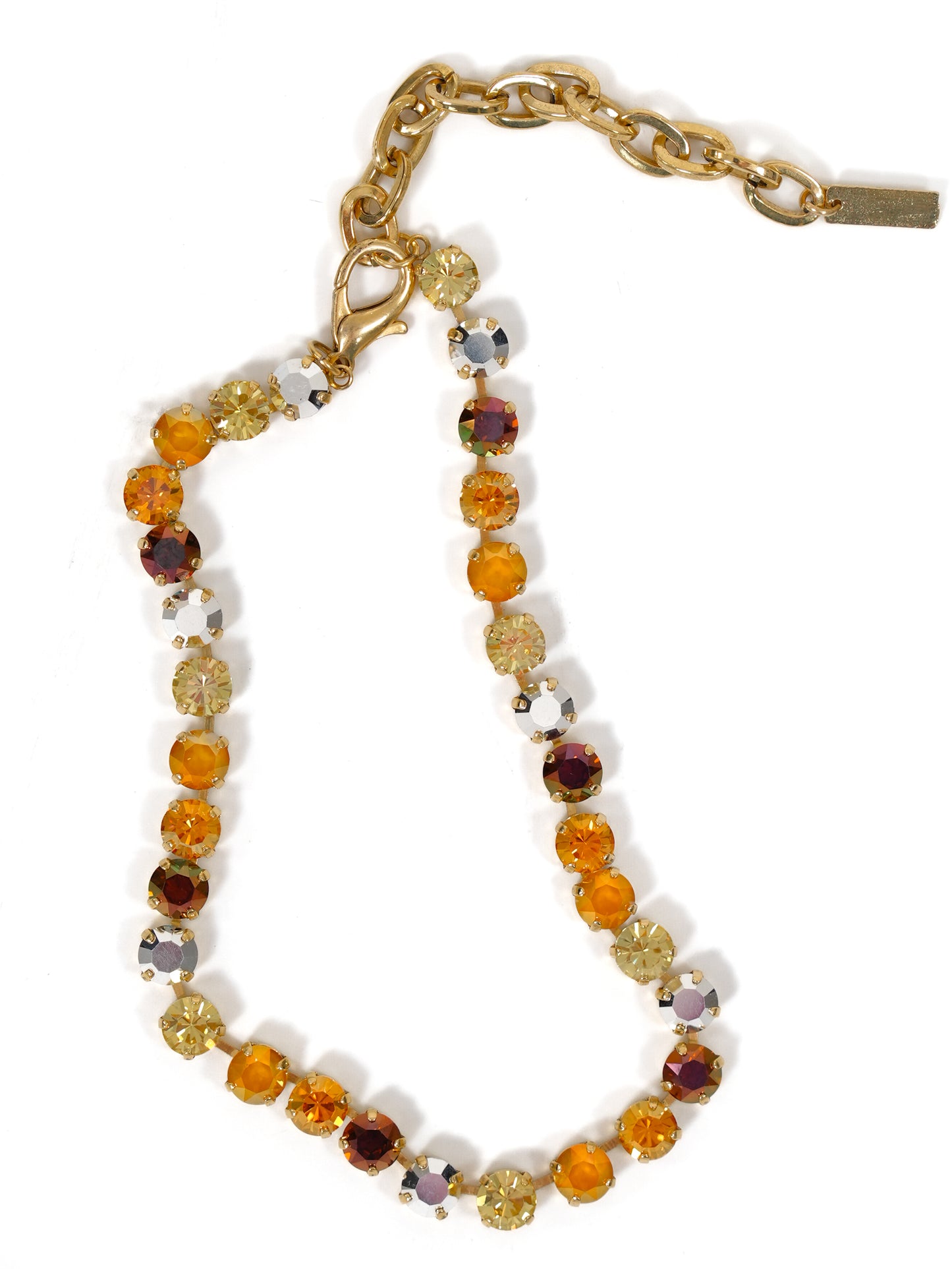 TOVA Oakland Gold Plated Crystal Necklace