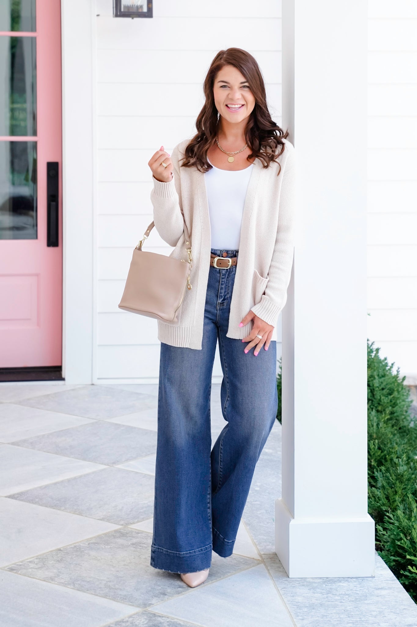 Door Buster! Zenana Melangé Open Front Cardigan