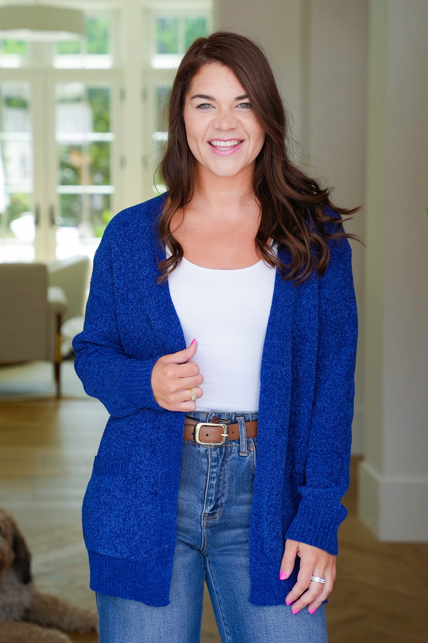 Door Buster! Zenana Melangé Open Front Cardigan
