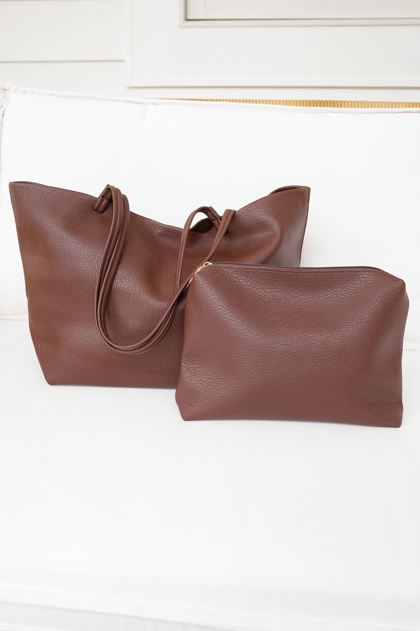 Alma Vegan Leather Tote Bag
