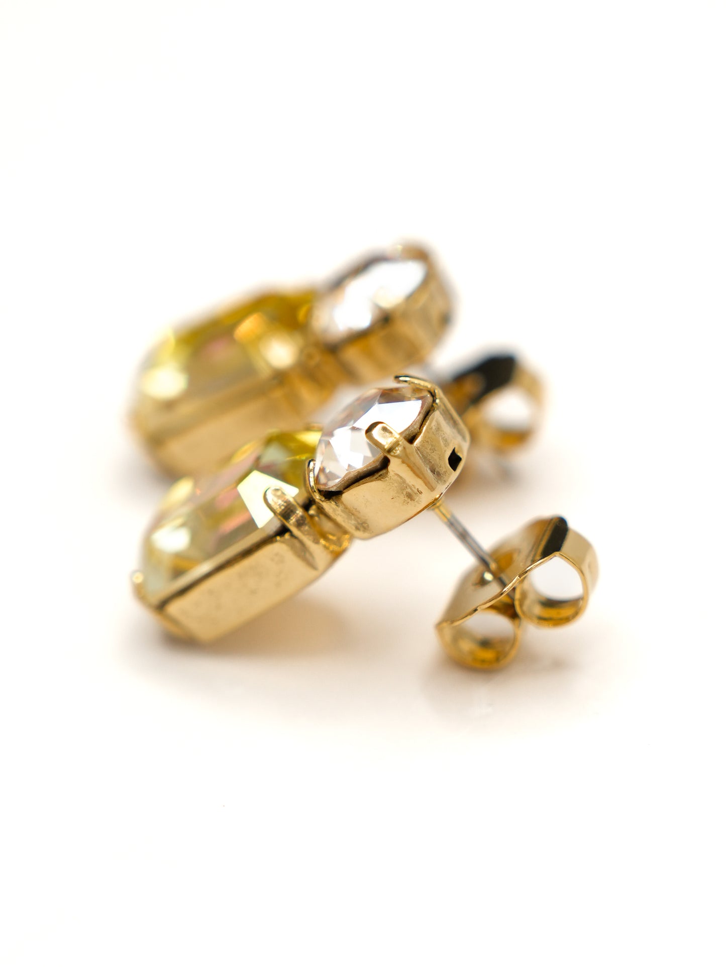 TOVA Jolene Antique Gold Plated Drop Earrings