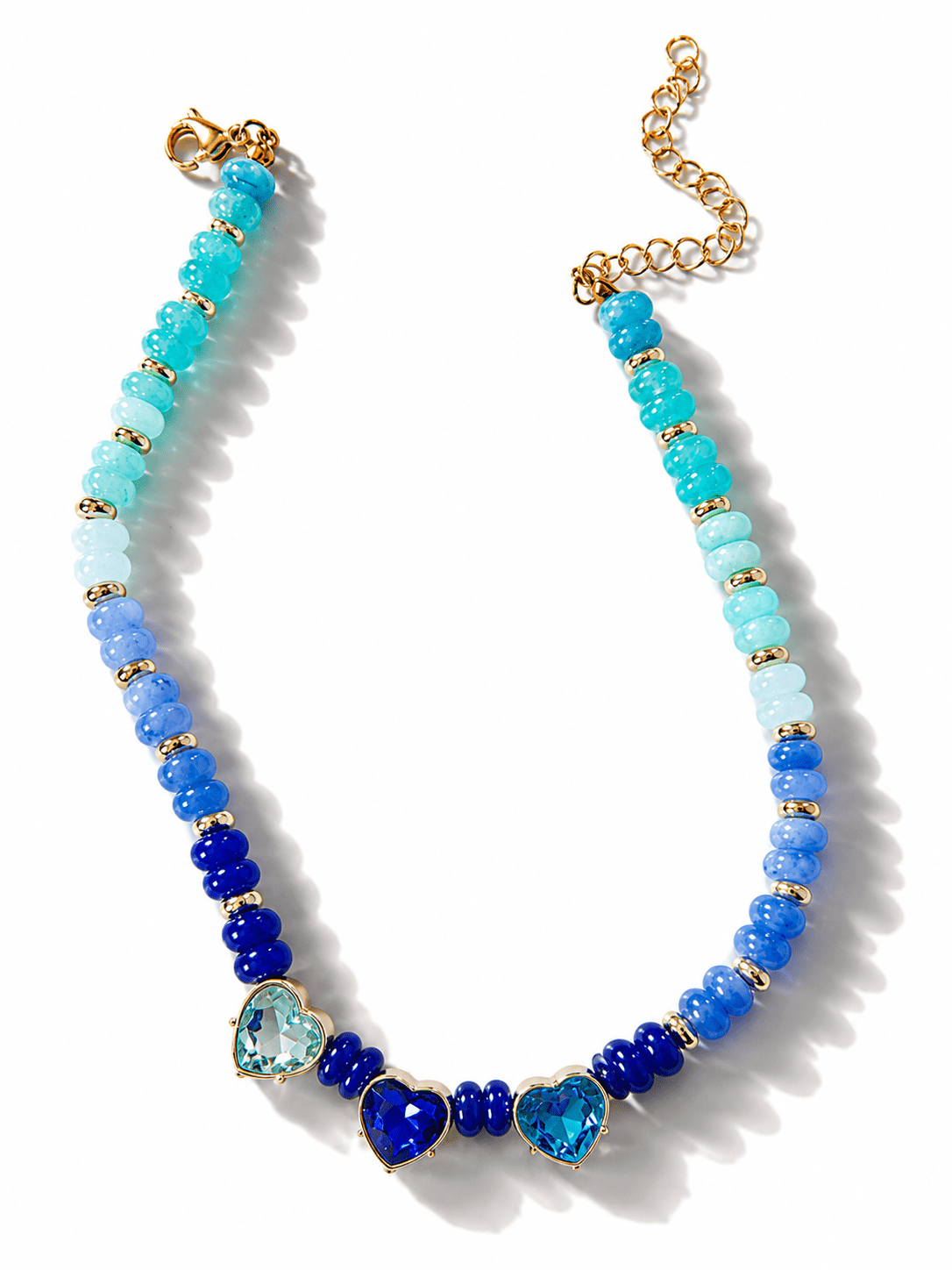 Treasure Jewels All Hearts Beaded Necklace - Freckled Poppy