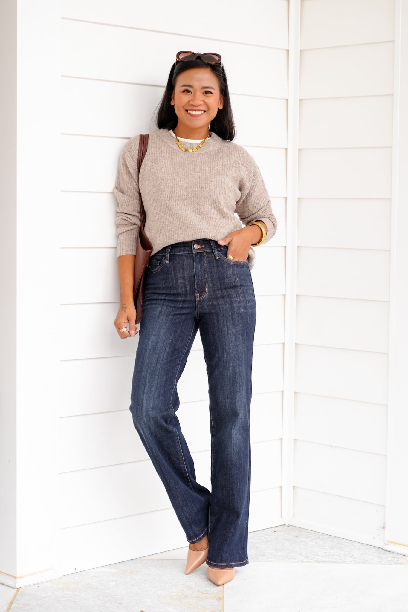 Judy Blue High Rise Dark Wash Straight Leg Jeans
