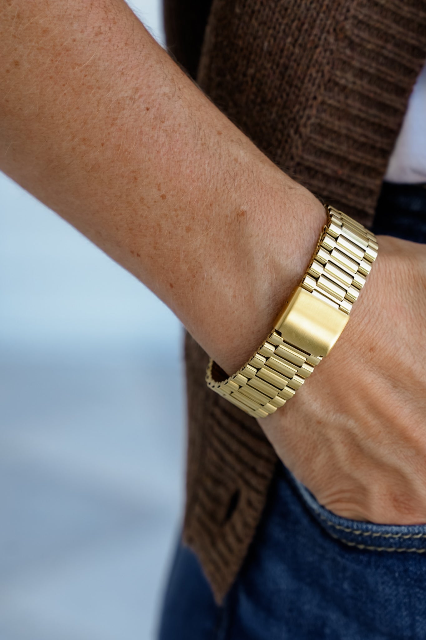 Restock! Chansutt Pearls Thick Gold Watch Band