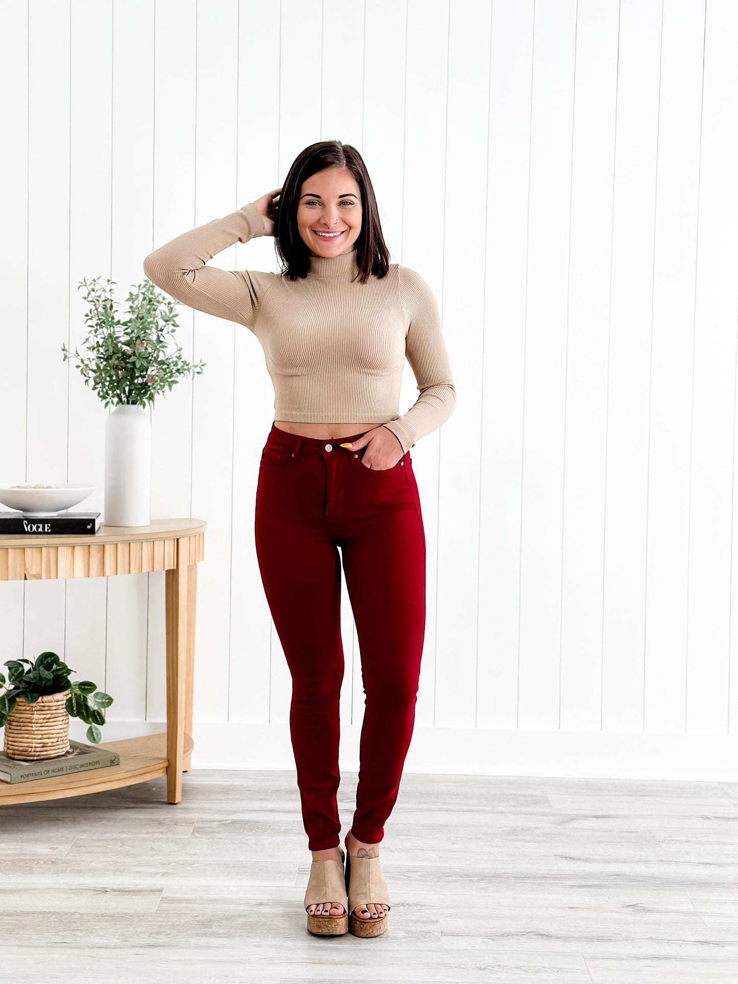 Judy Blue Scarlet Letter High Rise Tummy Control Skinny Jeans
