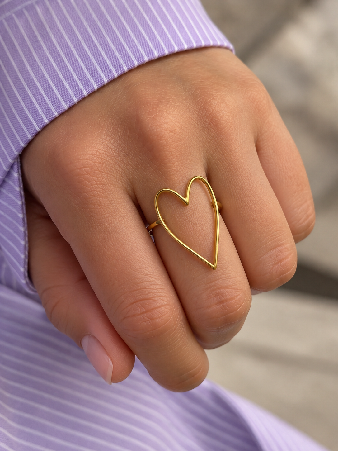 The Love Letter Heart Ring