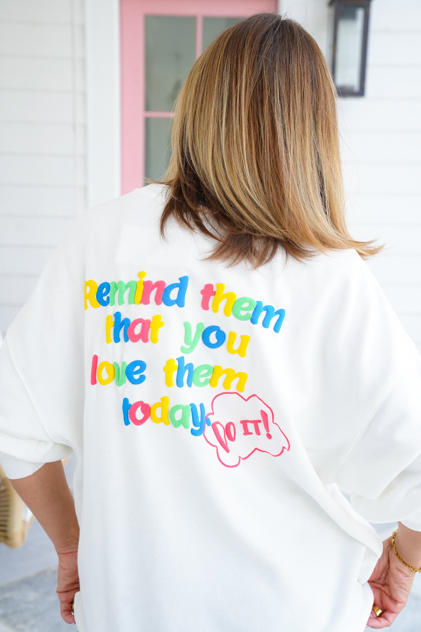 Long Sleeve "Thankful, Share The Love" Pullover Sweatshirt