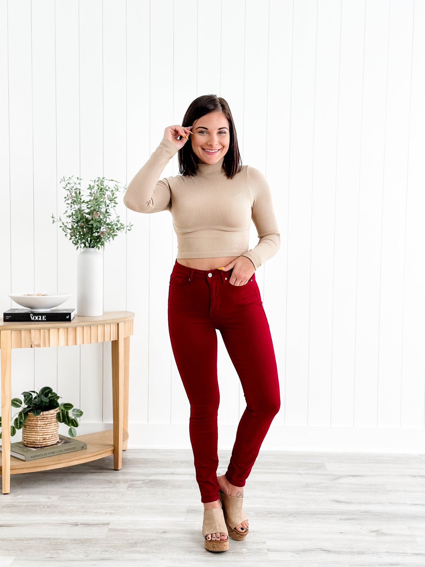 Judy Blue Scarlet Letter High Rise Tummy Control Skinny Jeans