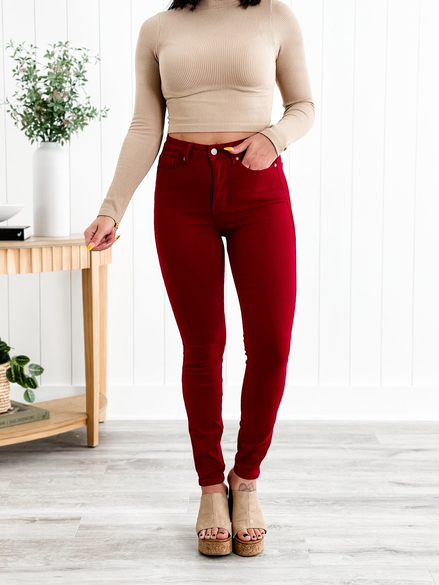 Judy Blue Scarlet Letter High Rise Tummy Control Skinny Jeans