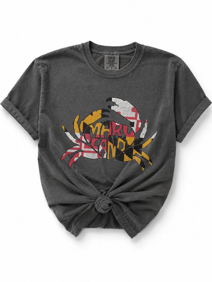 Plus/Reg Short Sleeve "Maryland Crab" Graphic Tee