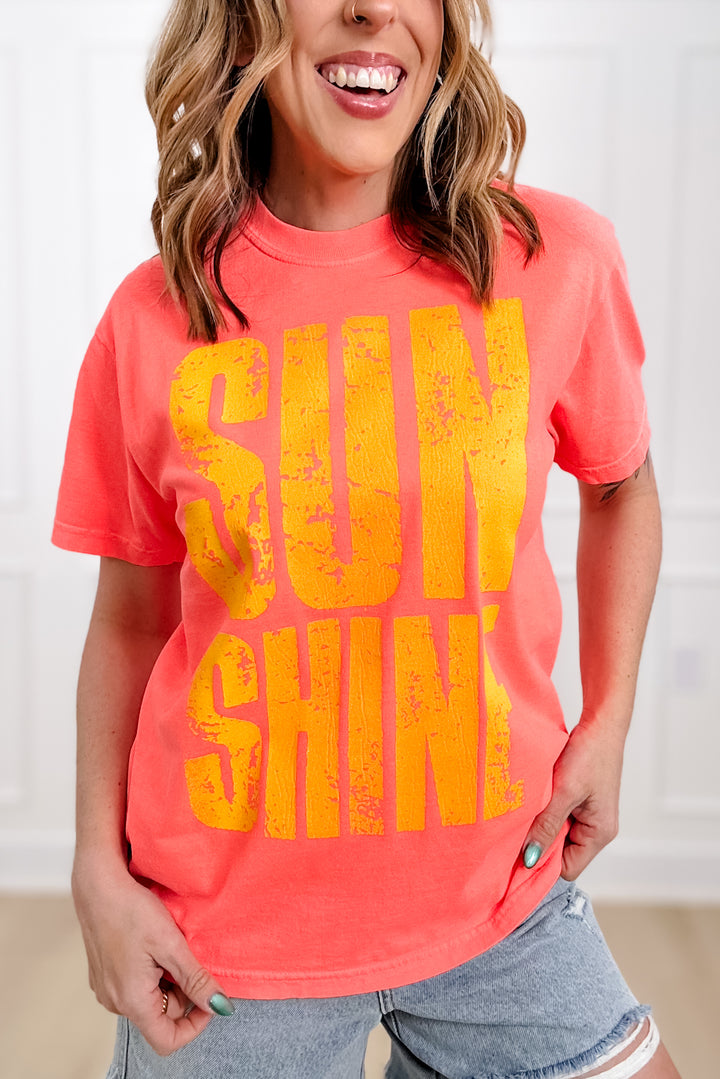 Plus/Reg Short Sleeve "Sunshine" Graphic Tee