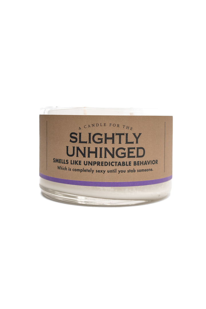 A Candle For Slightly Unhinged *Final Sale*