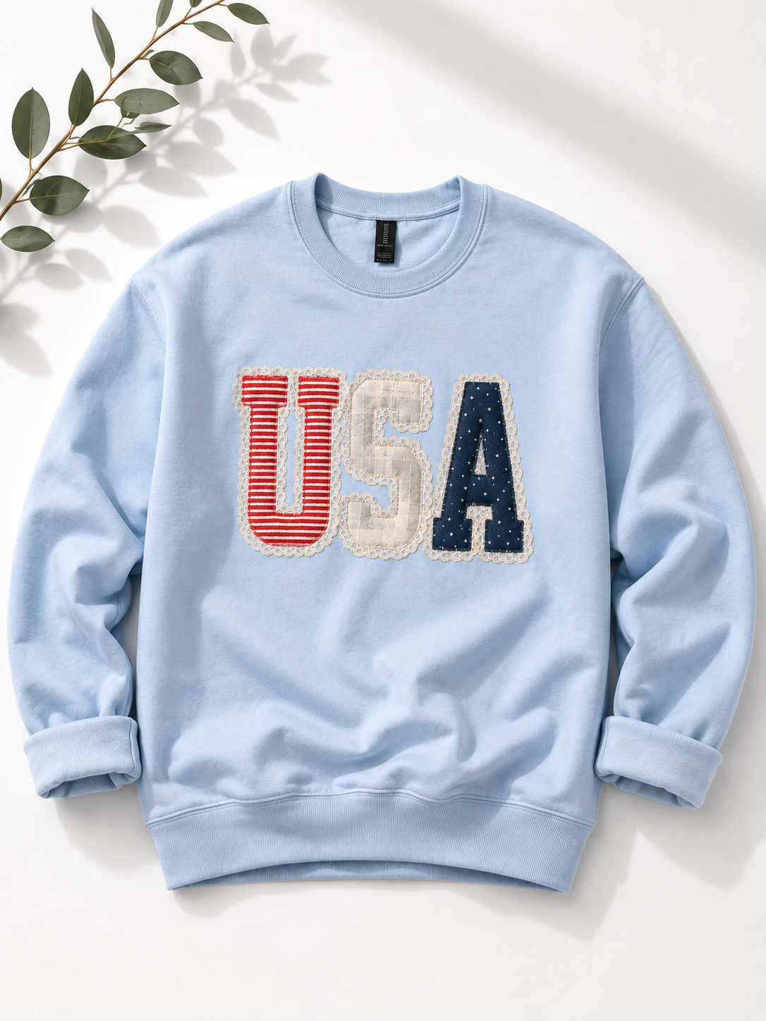Plus/Reg Long Sleeve "Vintage USA" Graphic Sweatshirt