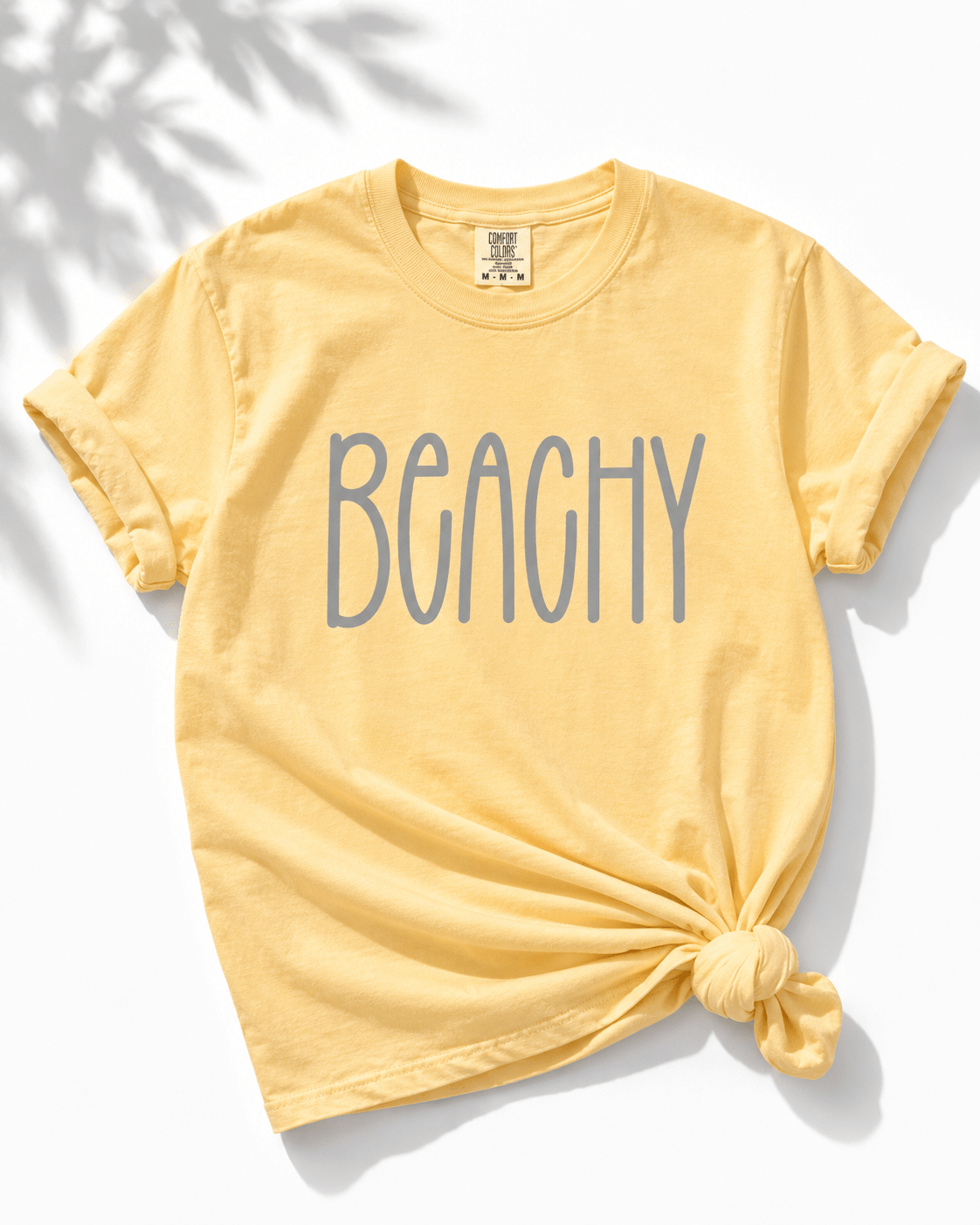 Plus/Reg Short Sleeve "Beachy" Graphic Tee - Freckled Poppy
