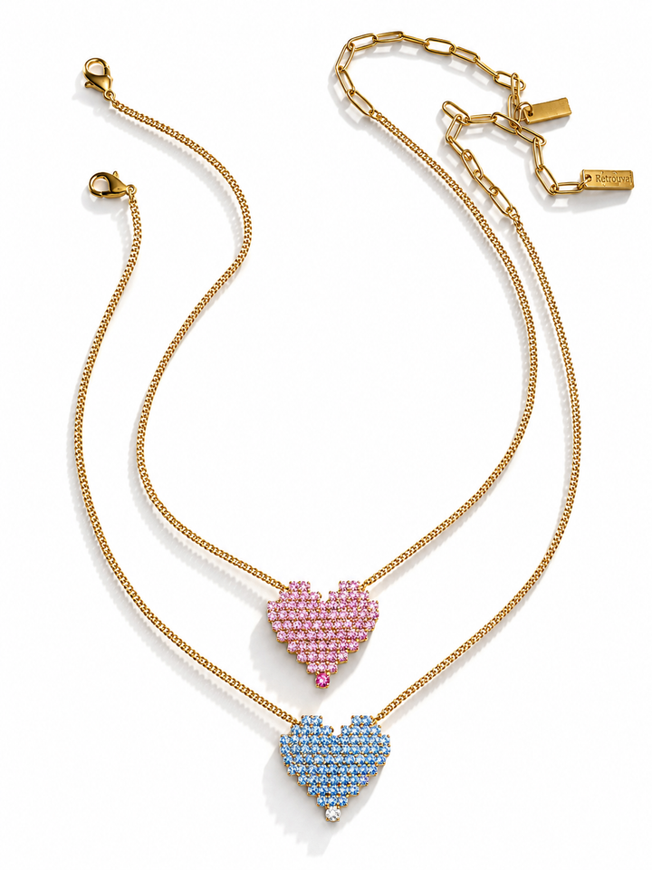 TOVA Candy Heart Necklace
