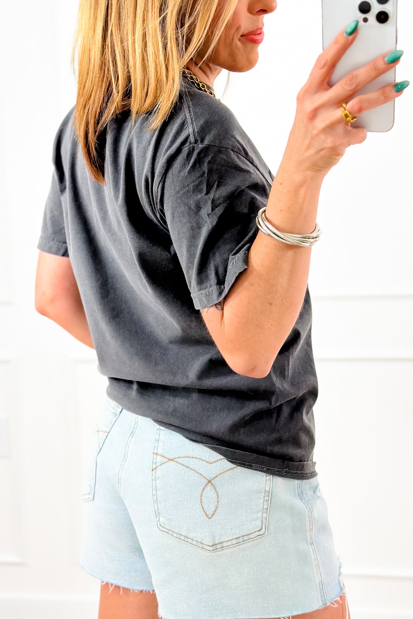 Plus/Reg Short Sleeve "Unbothered" Graphic Tee