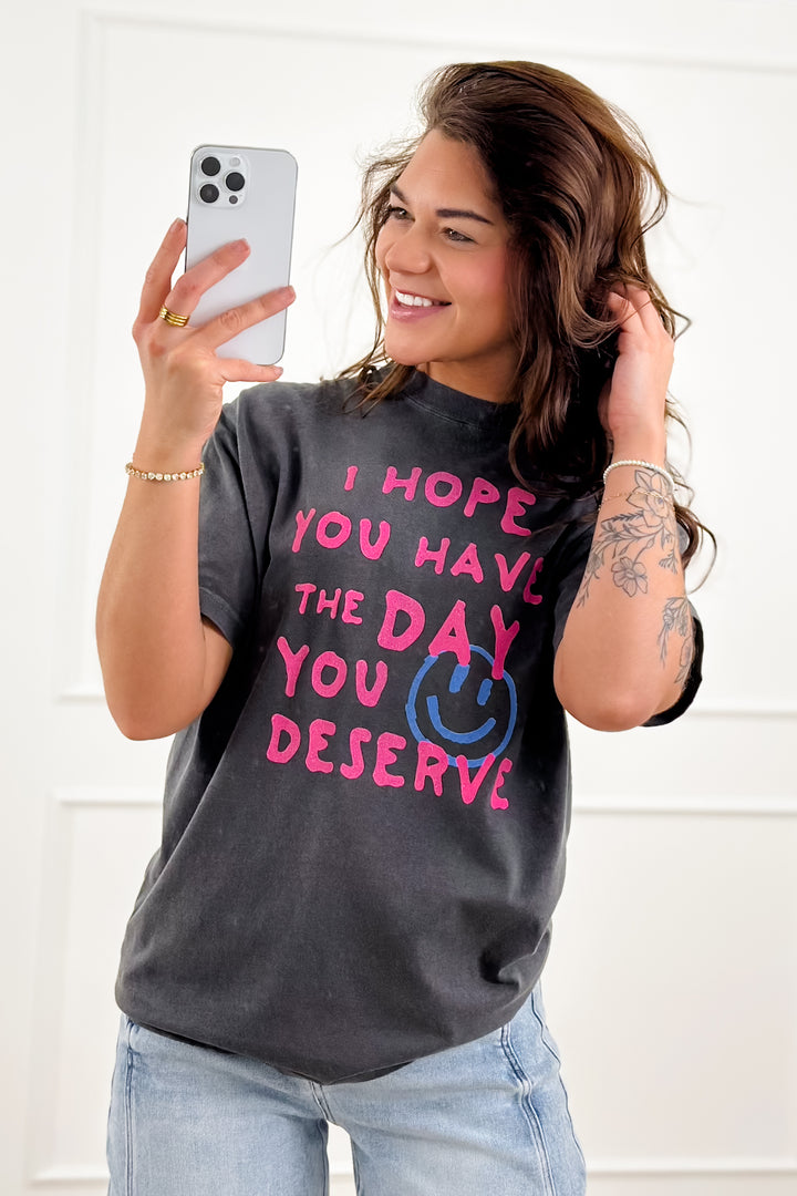 Plus/Reg Short Sleeve " I Hope You Have ..." Graphic Tee