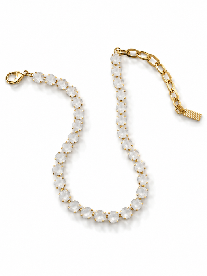 Restock! TOVA Oakland Necklace in White Matte