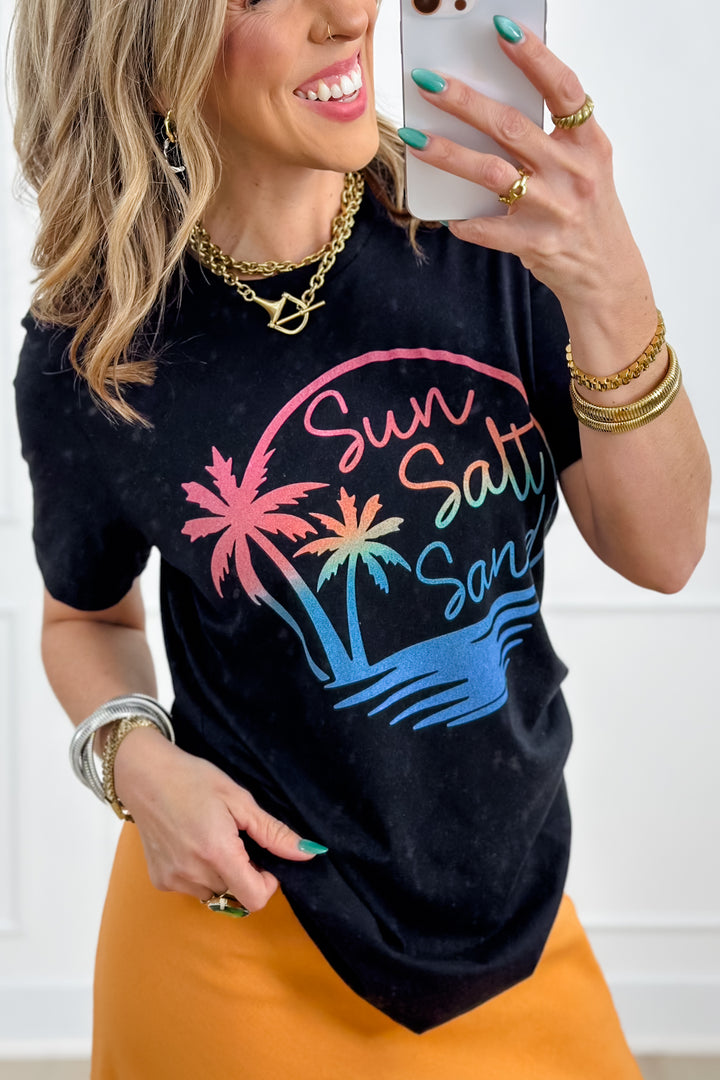Plus/Reg Short Sleeve "Sun Salt Sand" Graphic Tee