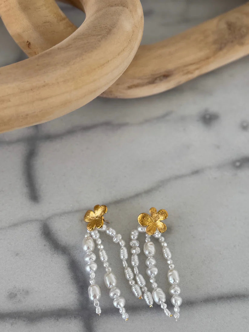 Chansutt Pearls Aloha Earrings
