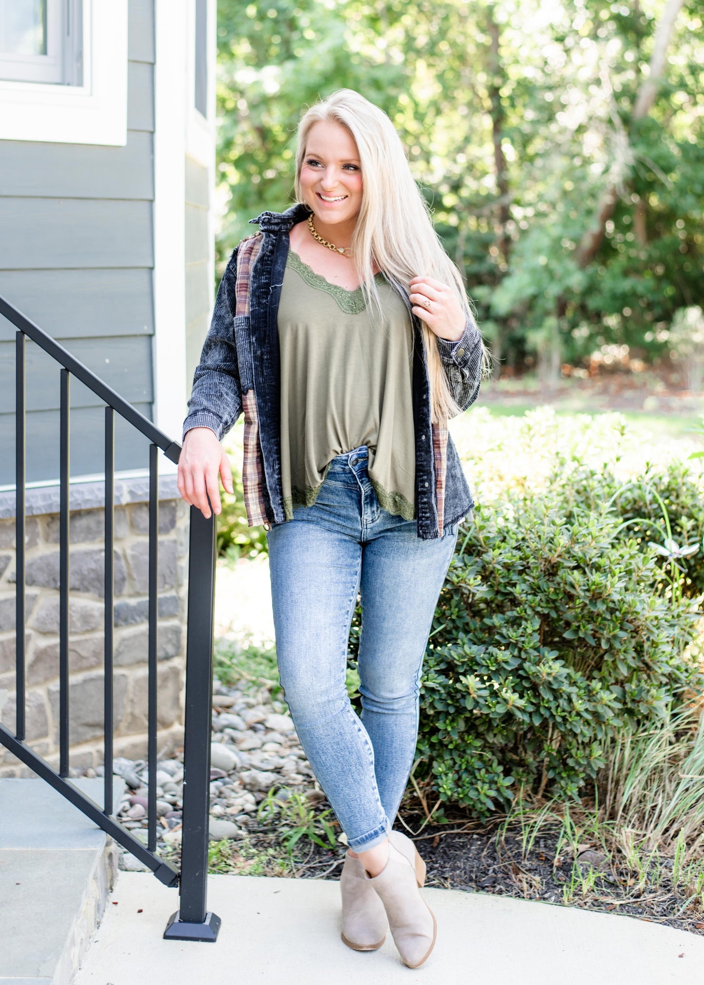 Judy Blue Breakfast Club Front Yoke Non-Distressed Skinny Jean