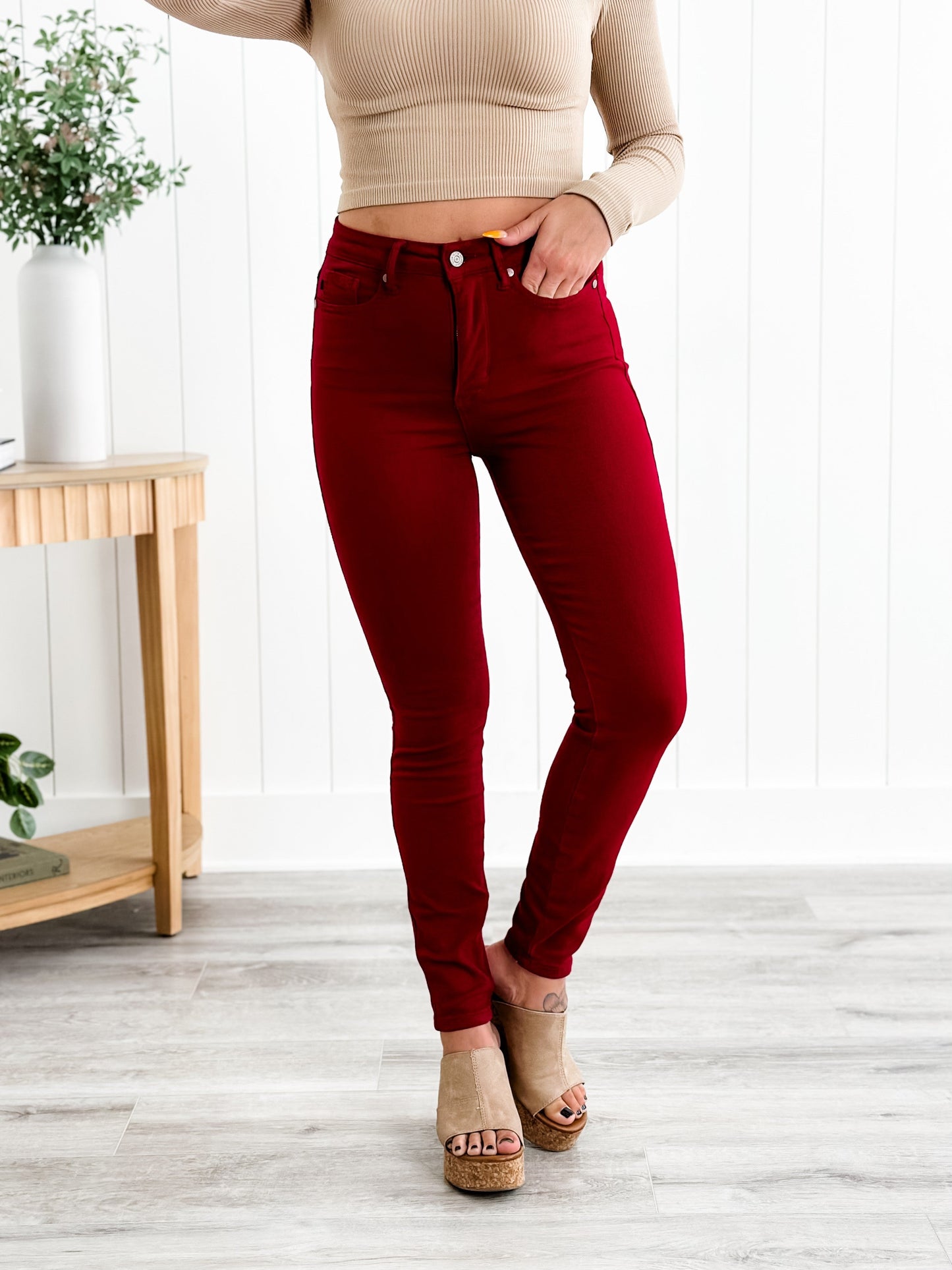 Judy Blue Scarlet Letter High Rise Tummy Control Skinny Jeans