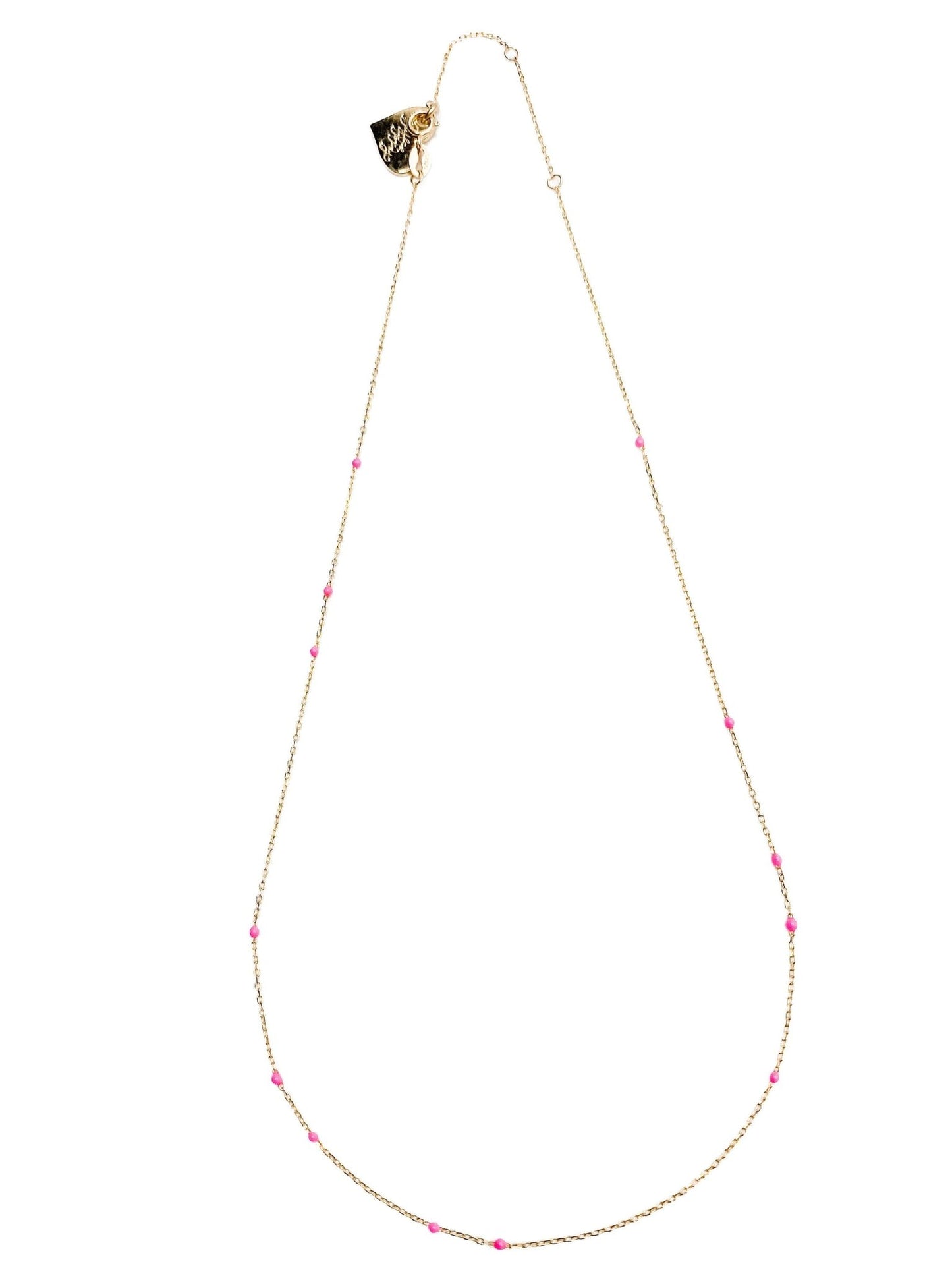 Love, Poppy Summer Vibes Pink Necklace - Freckled Poppy