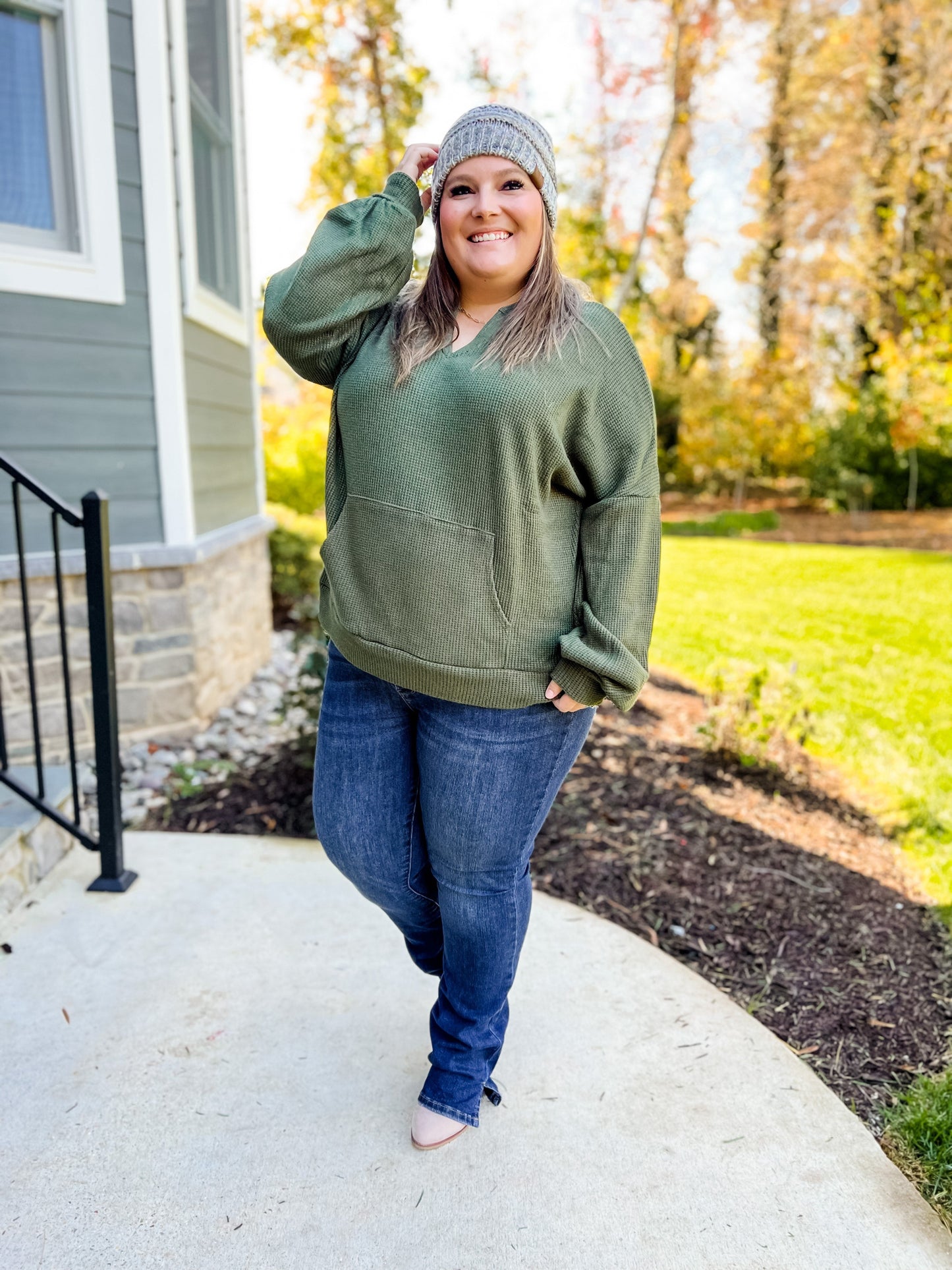 Judy Blue Better in Boots High Waist Slit Hem Slim Bootcut
