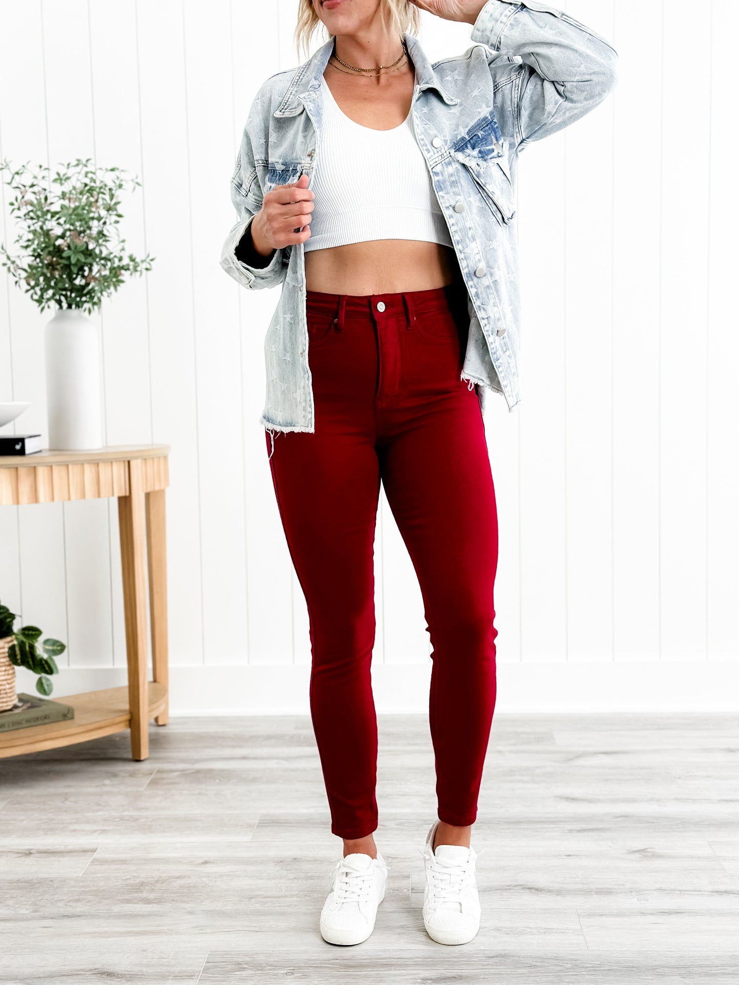 Judy Blue Scarlet Letter High Rise Tummy Control Skinny Jeans