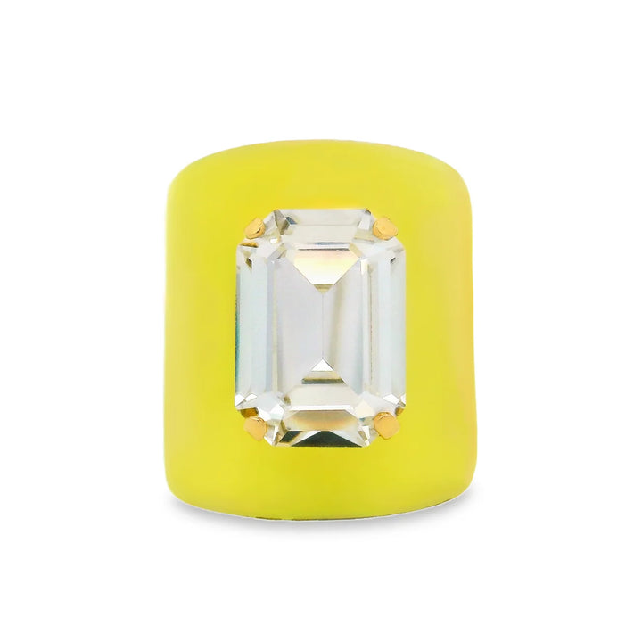 TOVA Mini Roddy Gold Plated Crystal Ring