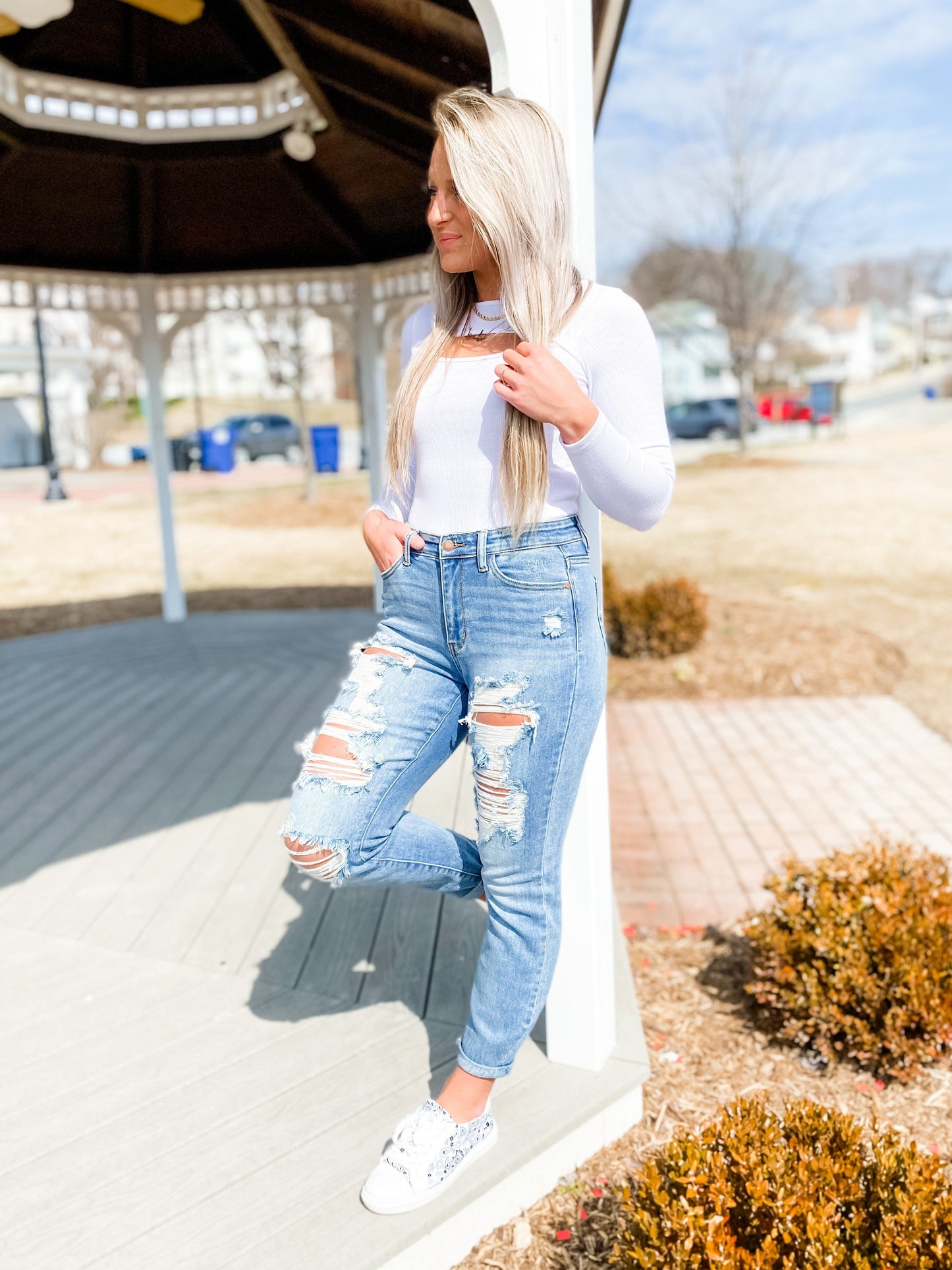 Judy Blue Mommin' Ain't Easy Jeans