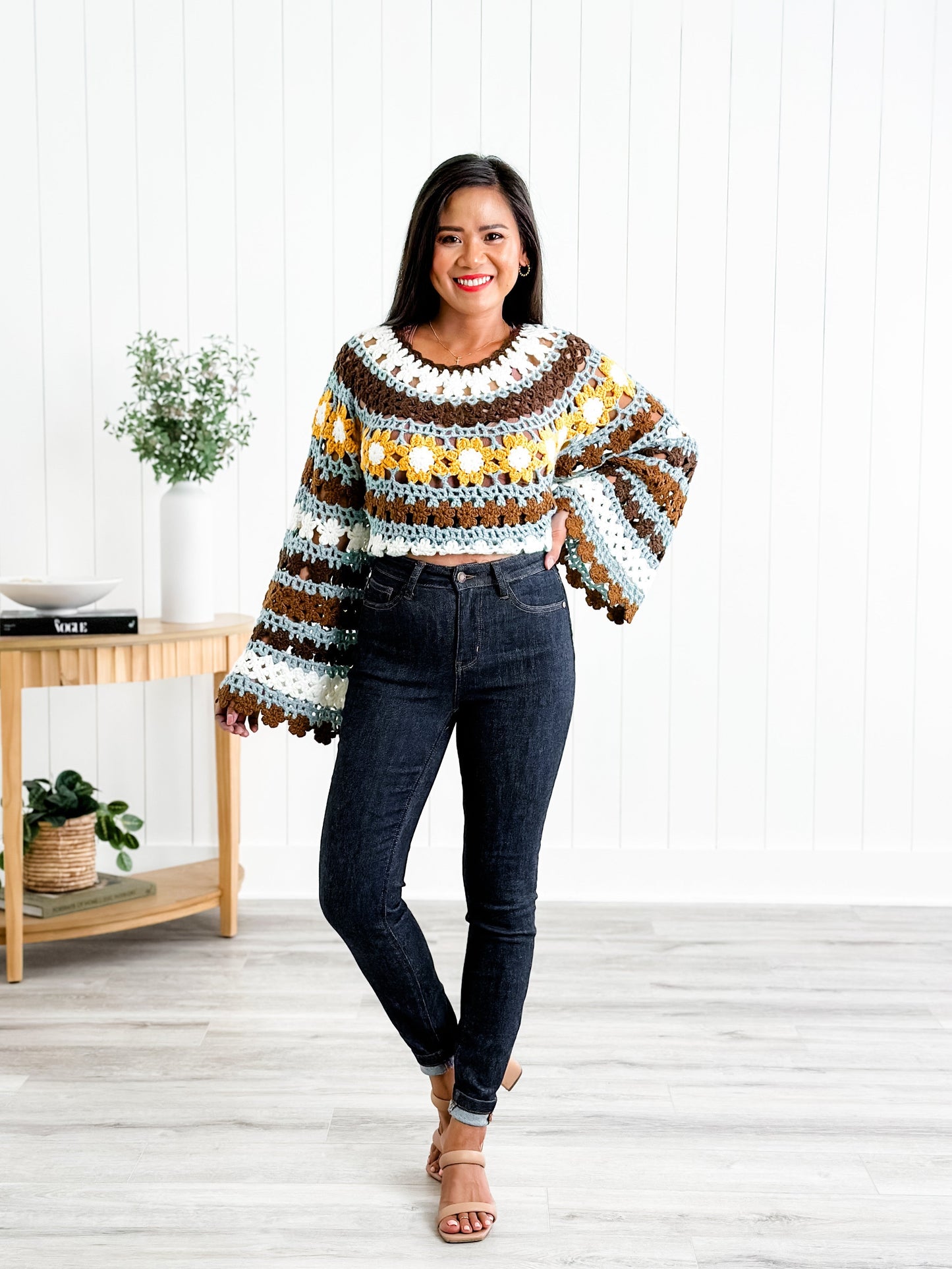 Judy Blue Dark and Twisted High Rise Dark Wash Classic Back Pocket Embroidery Skinny Jeans