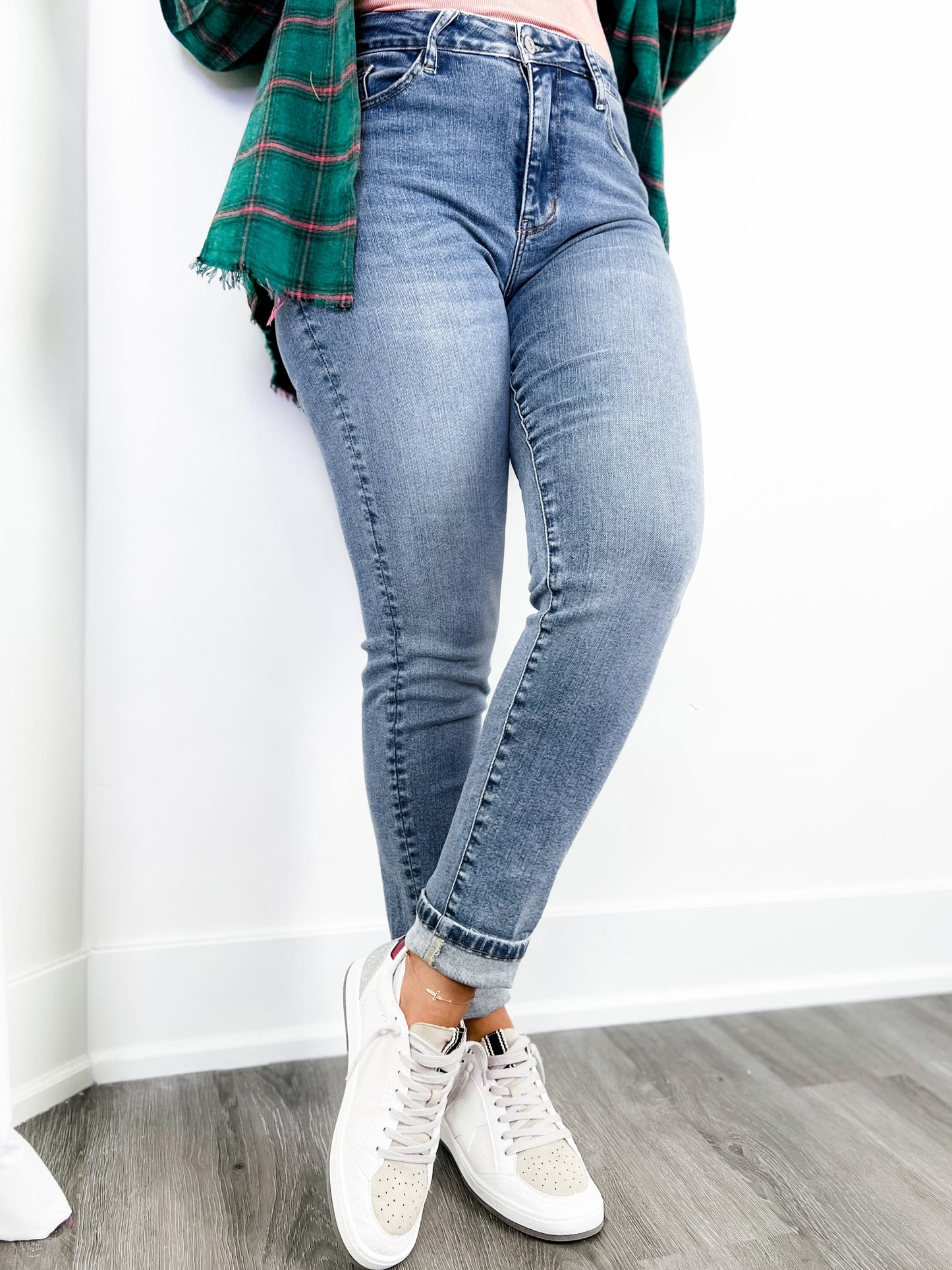 Judy Blue Hi Waist Board Meeting Vintage Wash Boyfriend