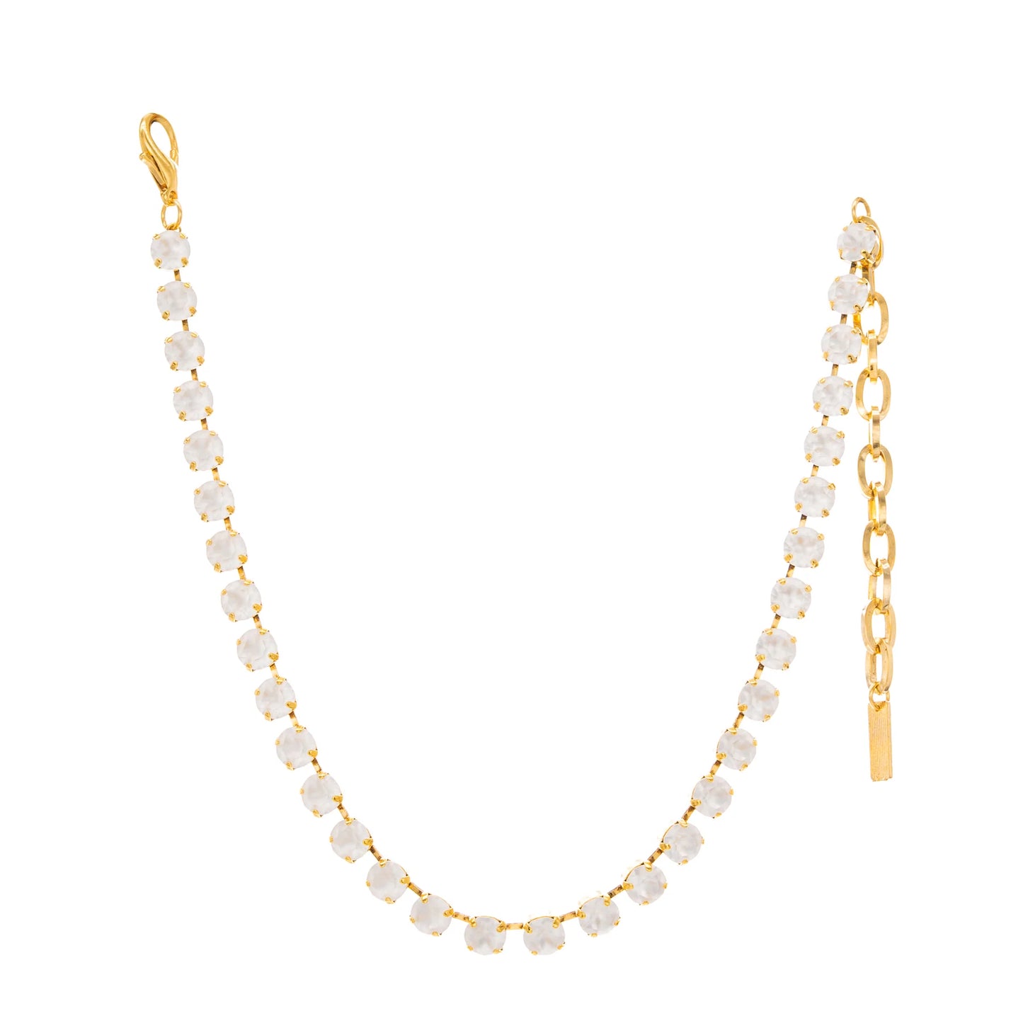 Restock! TOVA Oakland Necklace in White Matte