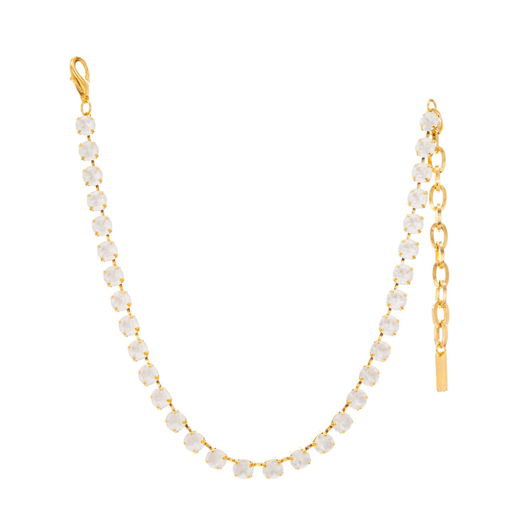 Restock! TOVA Oakland Necklace in White Matte